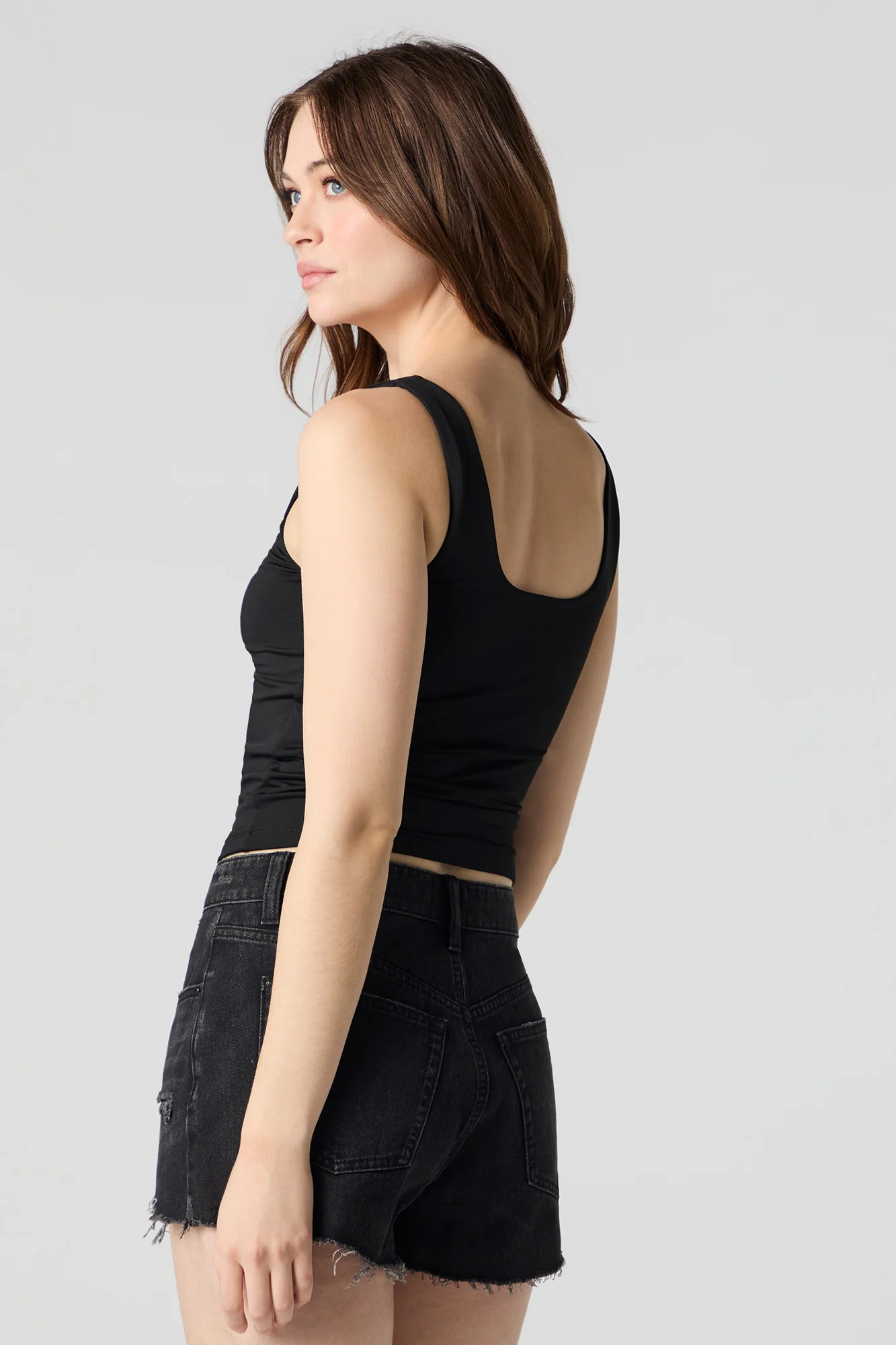Contour Cinched Rosette Tank - Image 8