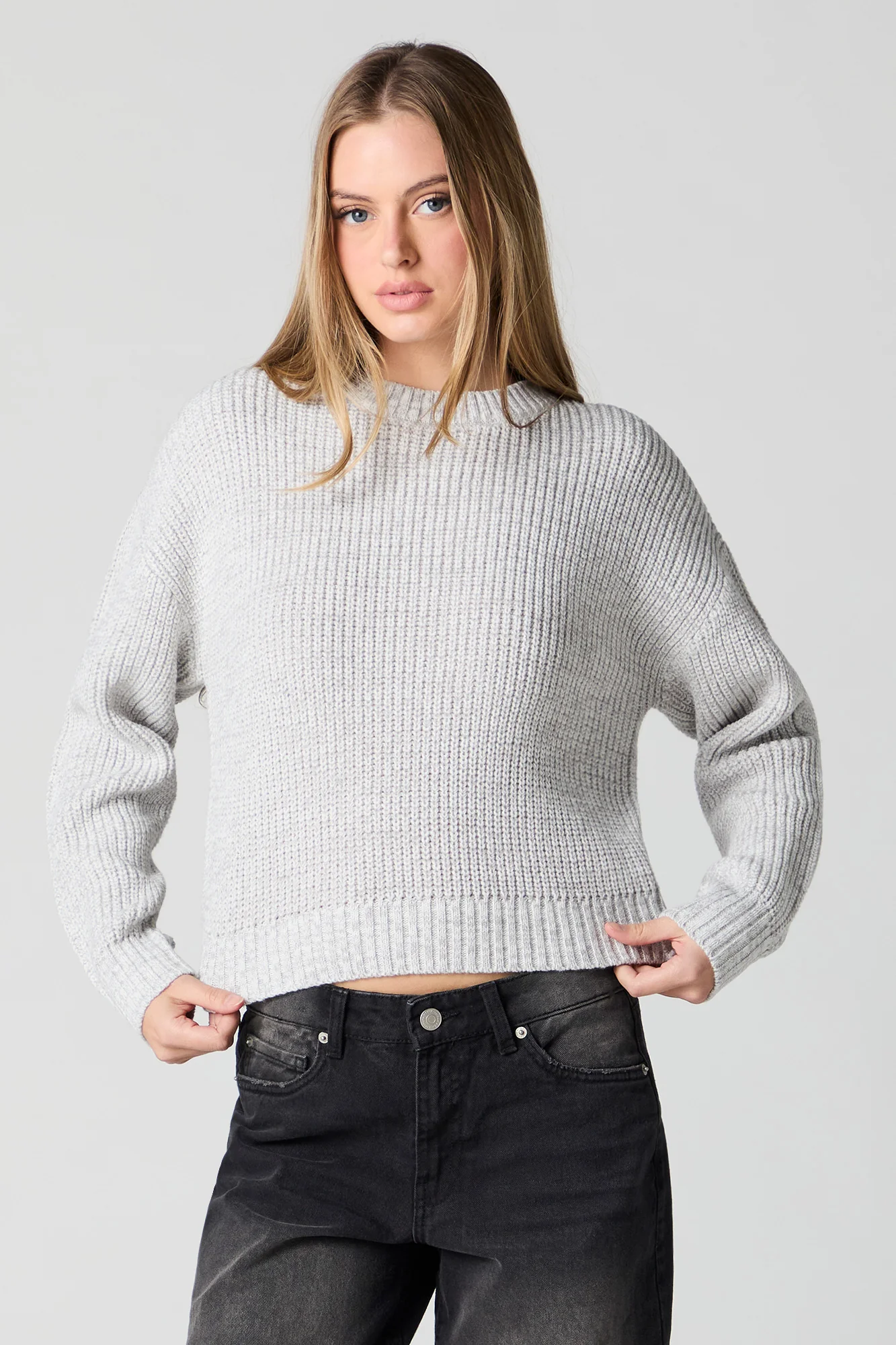 Chandail uni en tricot - Image 7