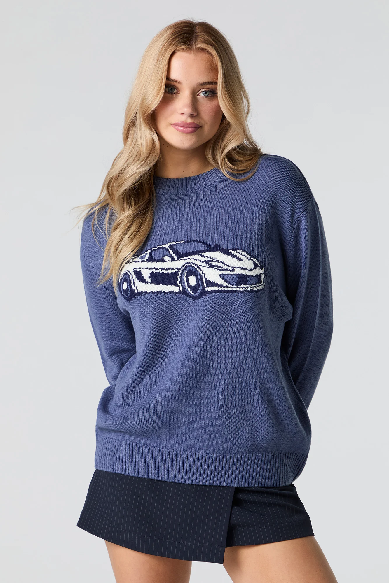 Jacquard Knit Sweater - Image 13