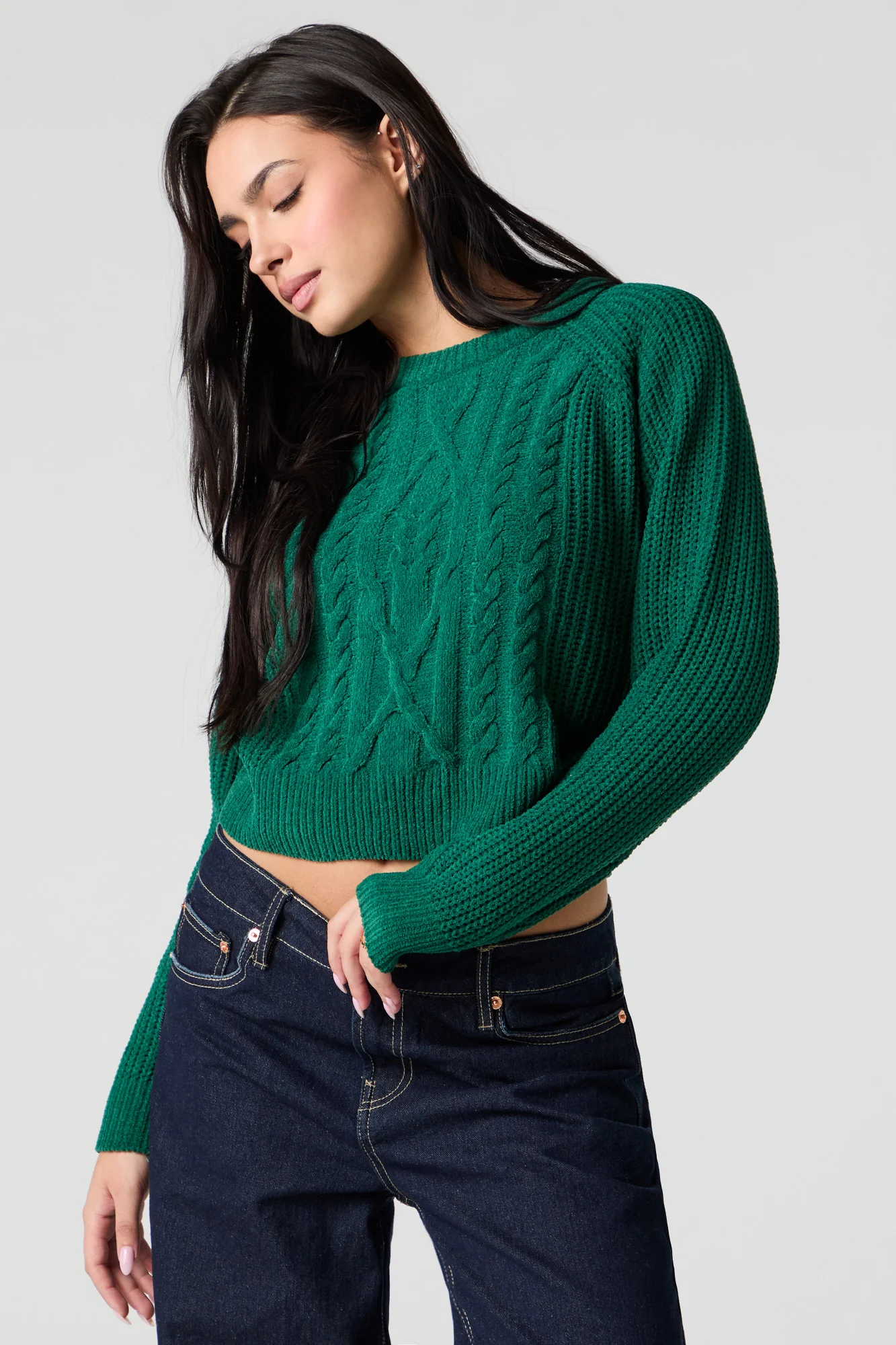 Cable Knit Sweater - Image 5