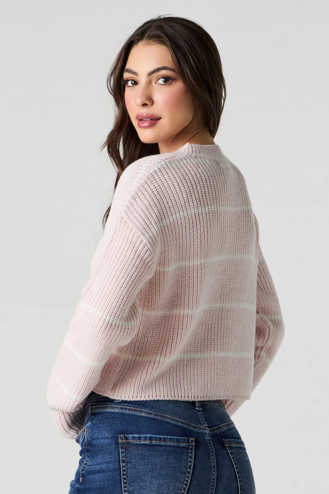 Striped Boxy Sweater - Image 11