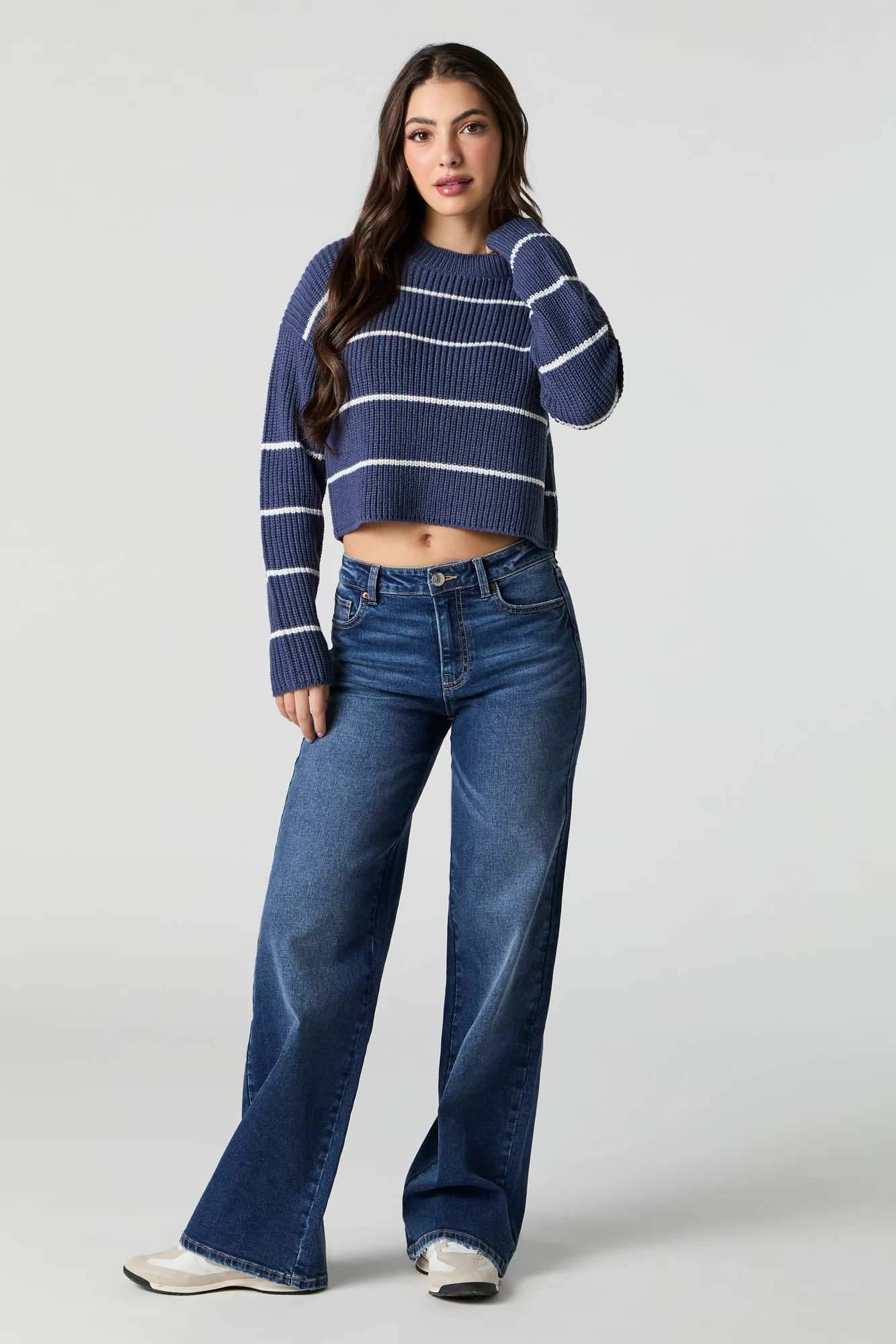 Striped Boxy Sweater - Image 3
