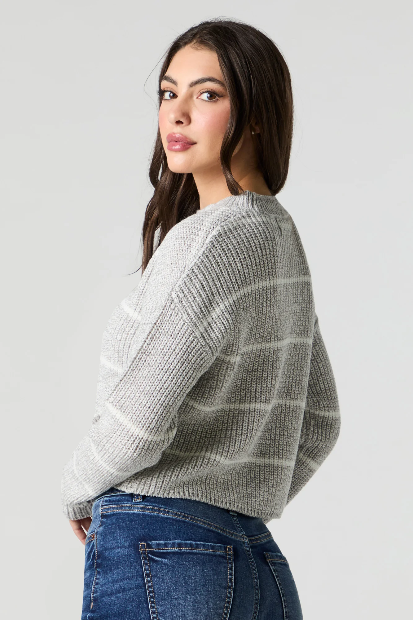 Striped Boxy Sweater - Image 5
