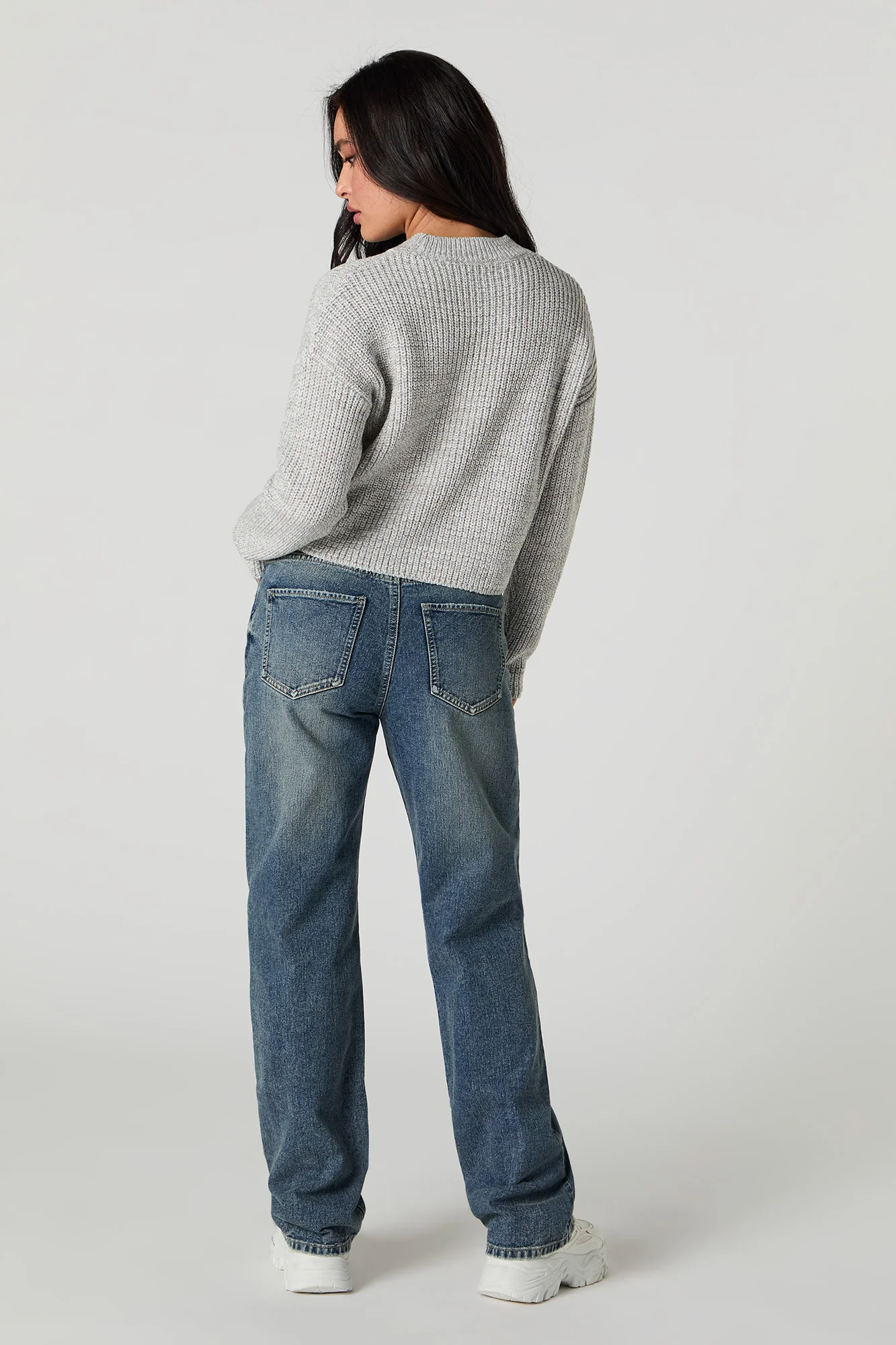 Knit Boxy Sweater - Image 6