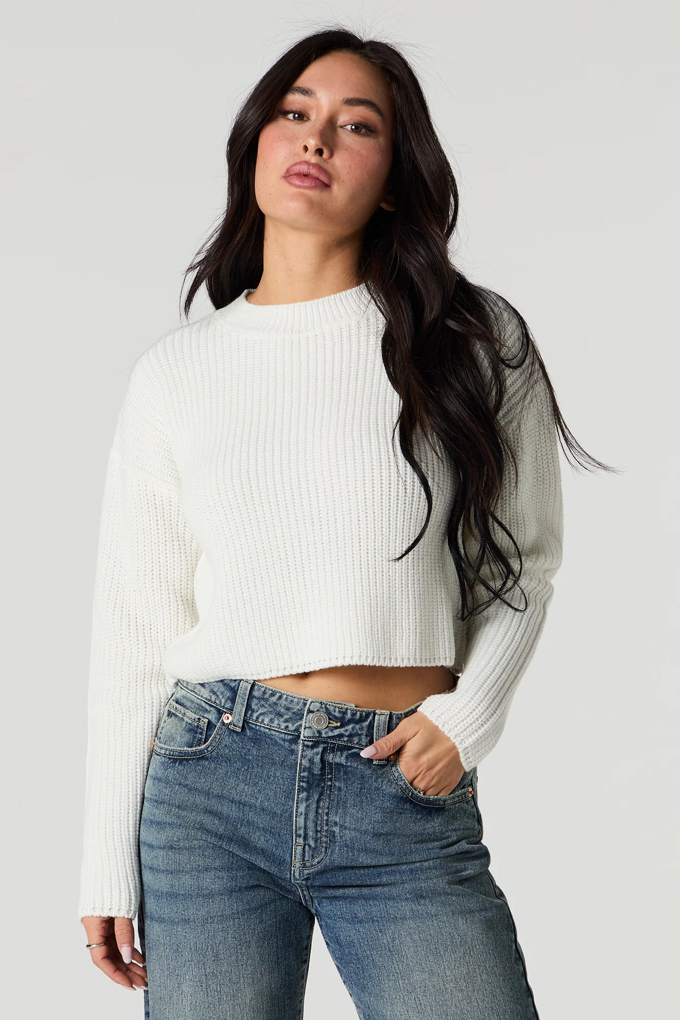Knit Boxy Sweater - Image 7