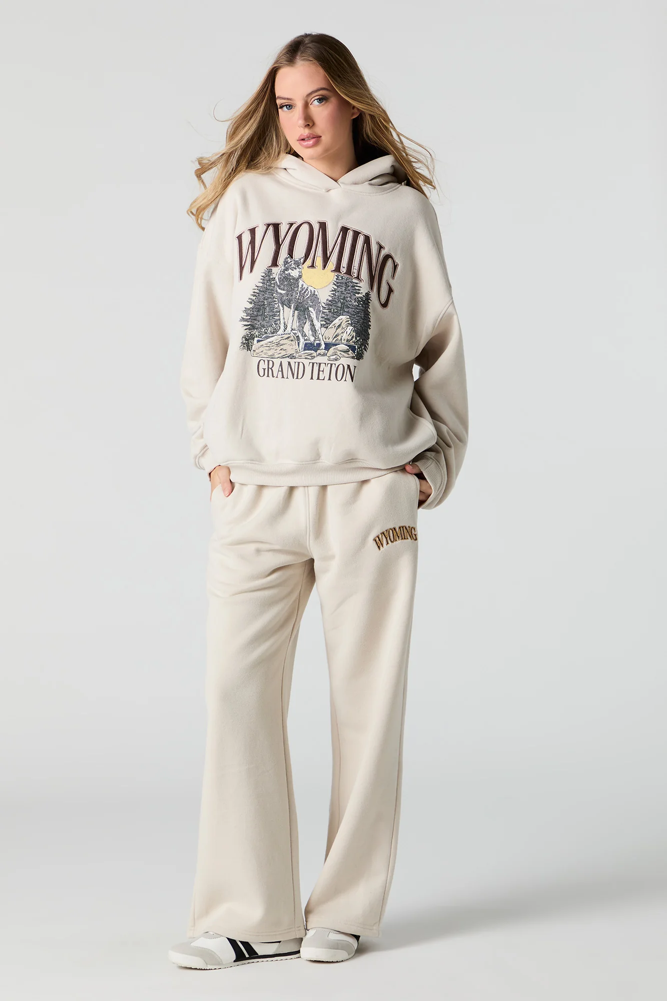 Destination Graphic Oversized Fleece Hoodie - Image 10