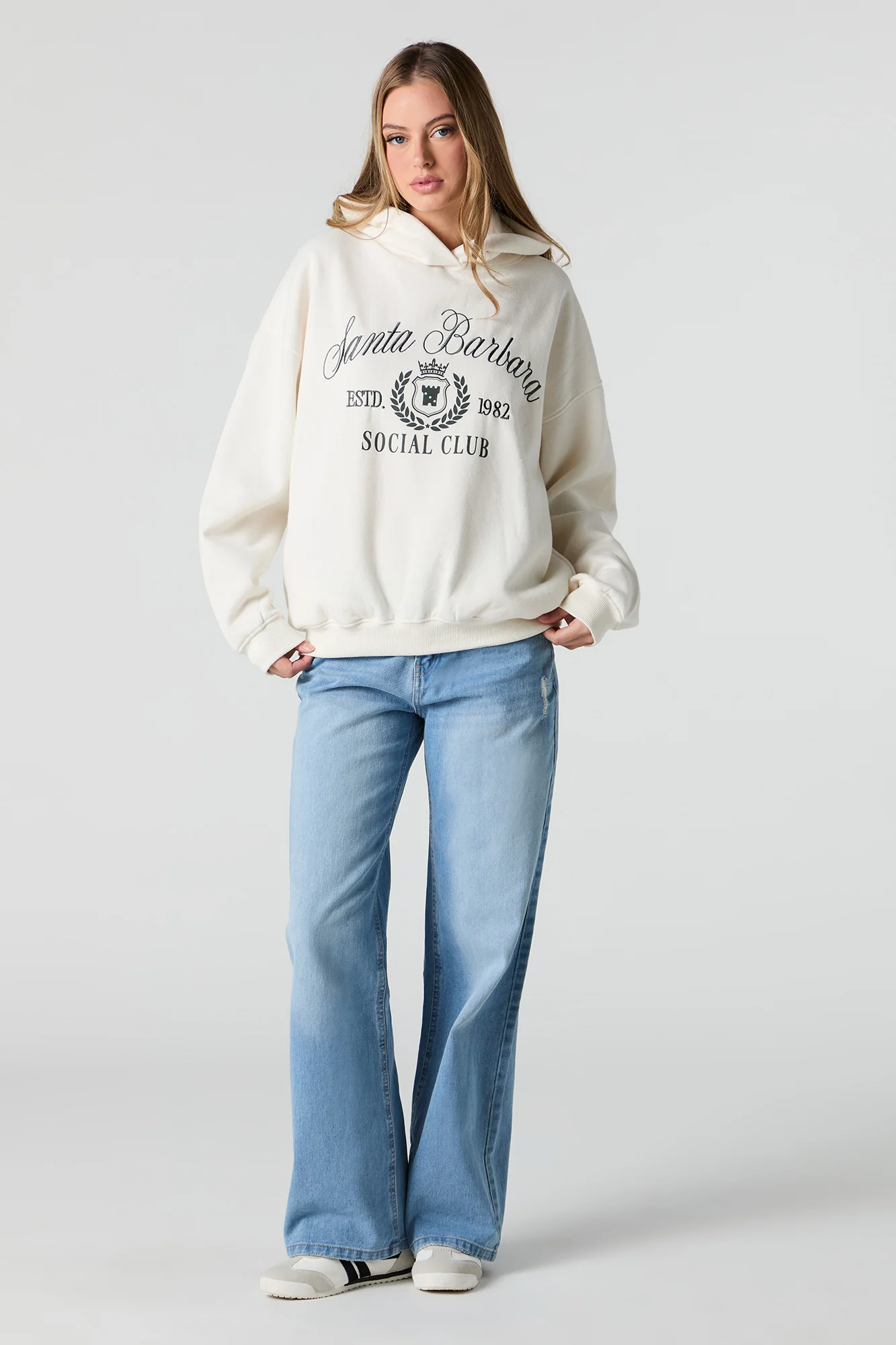 Destination Graphic Oversized Fleece Hoodie - Image 13