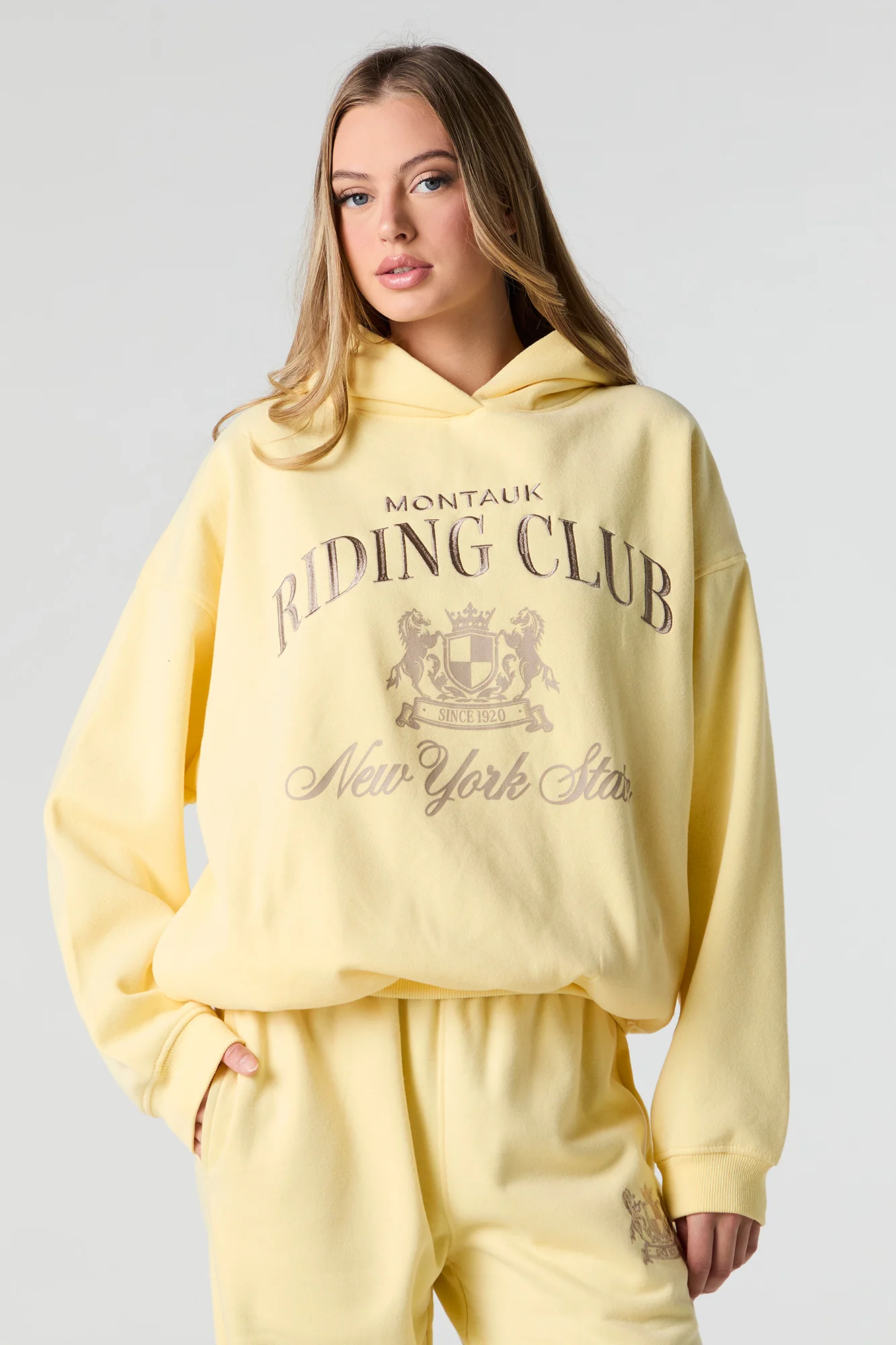Destination Graphic Oversized Fleece Hoodie - Image 4