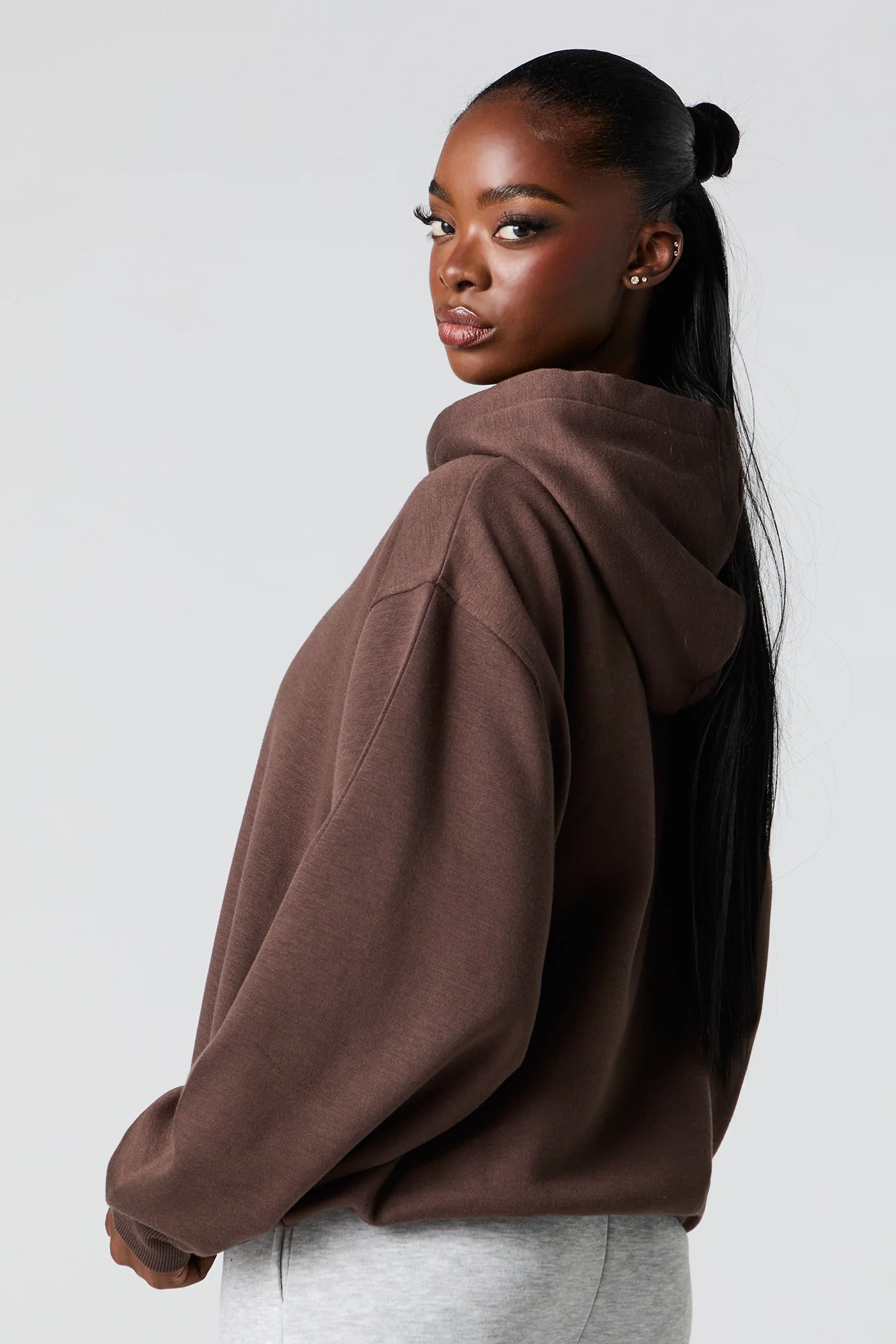 Boxy Fleece Hoodie - Image 11