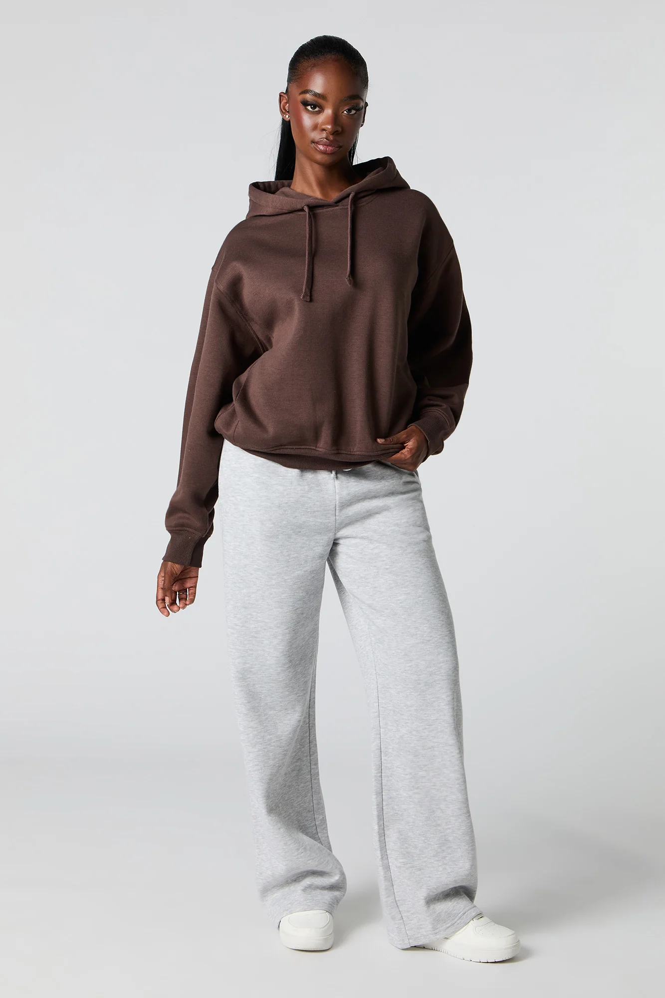 Boxy Fleece Hoodie - Image 12