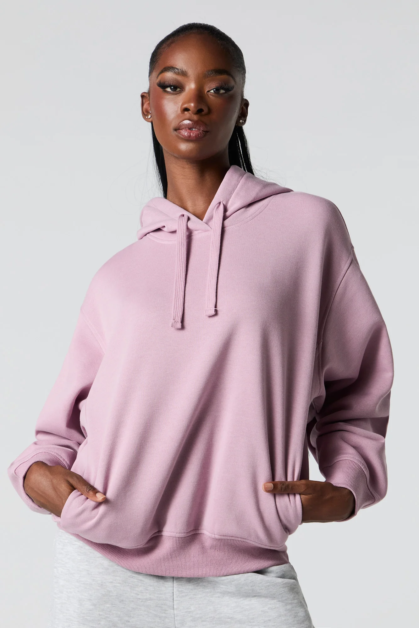 Boxy Fleece Hoodie - Image 13