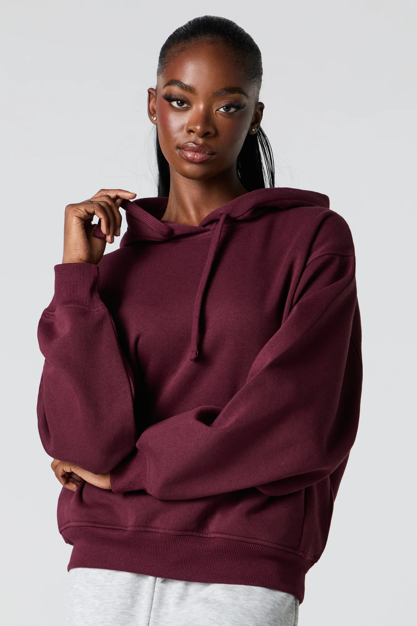Boxy Fleece Hoodie - Image 19