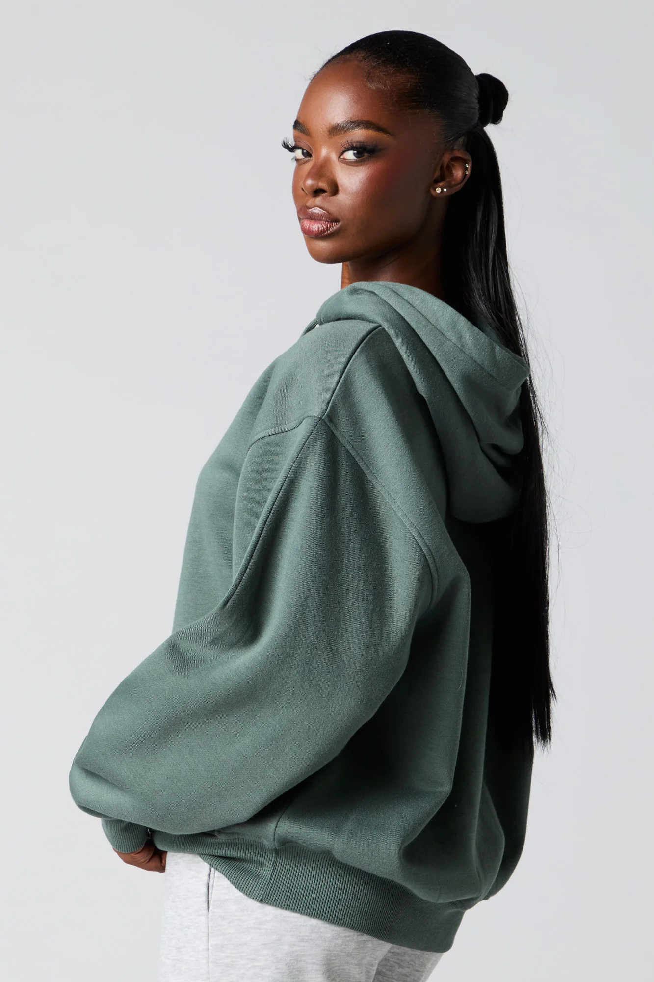 Boxy Fleece Hoodie - Image 2