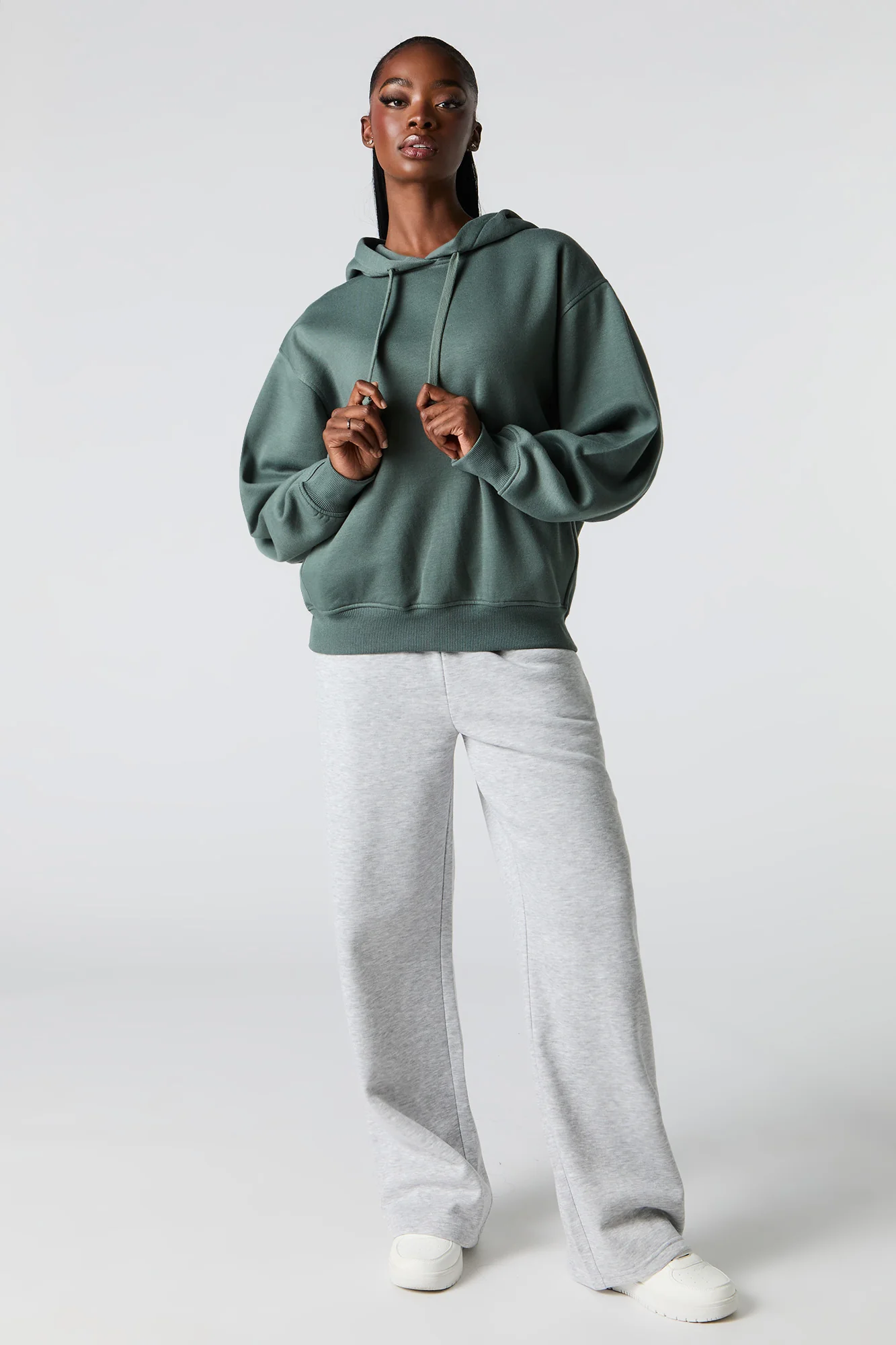 Boxy Fleece Hoodie - Image 3