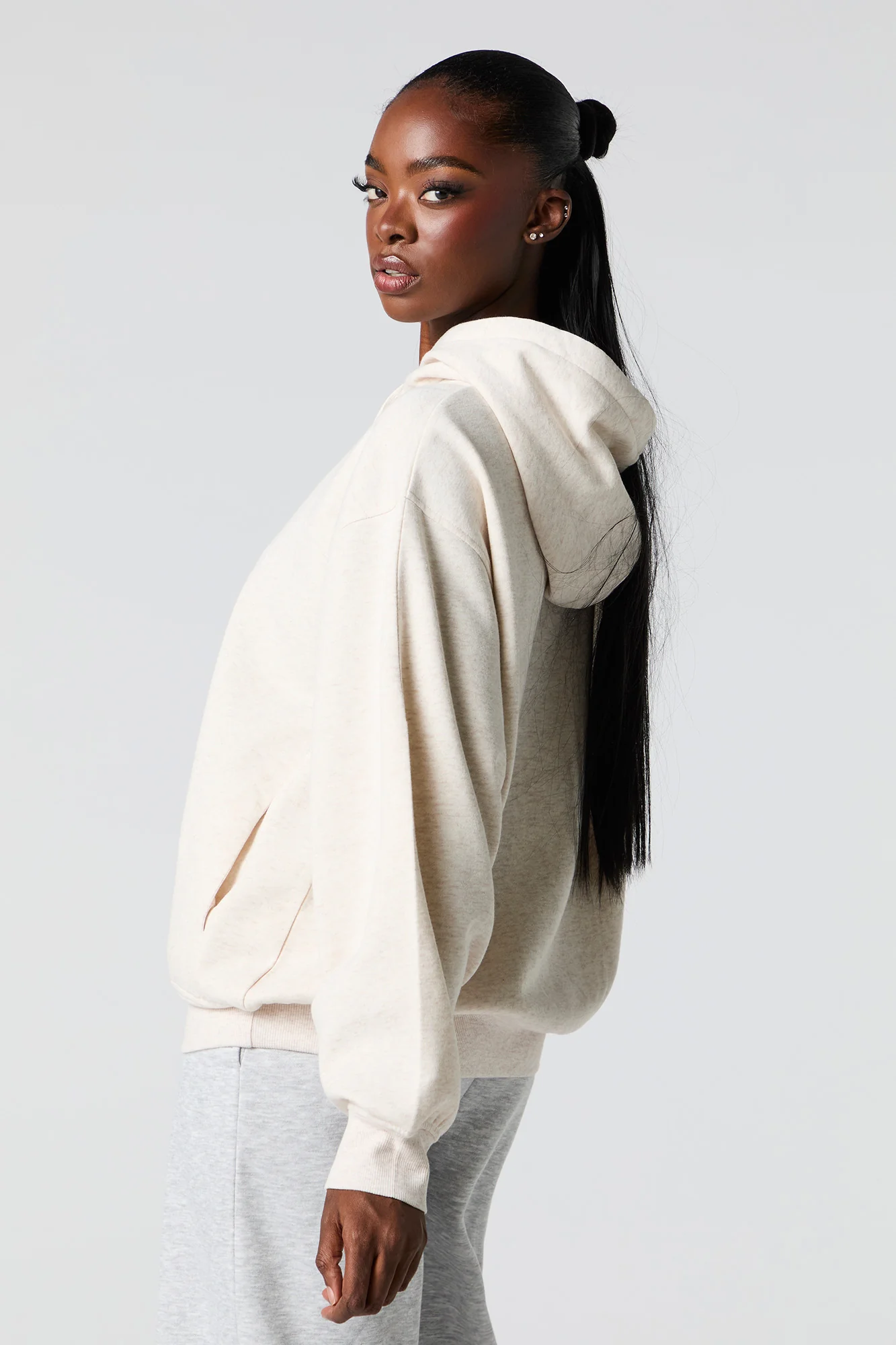 Boxy Fleece Hoodie - Image 8