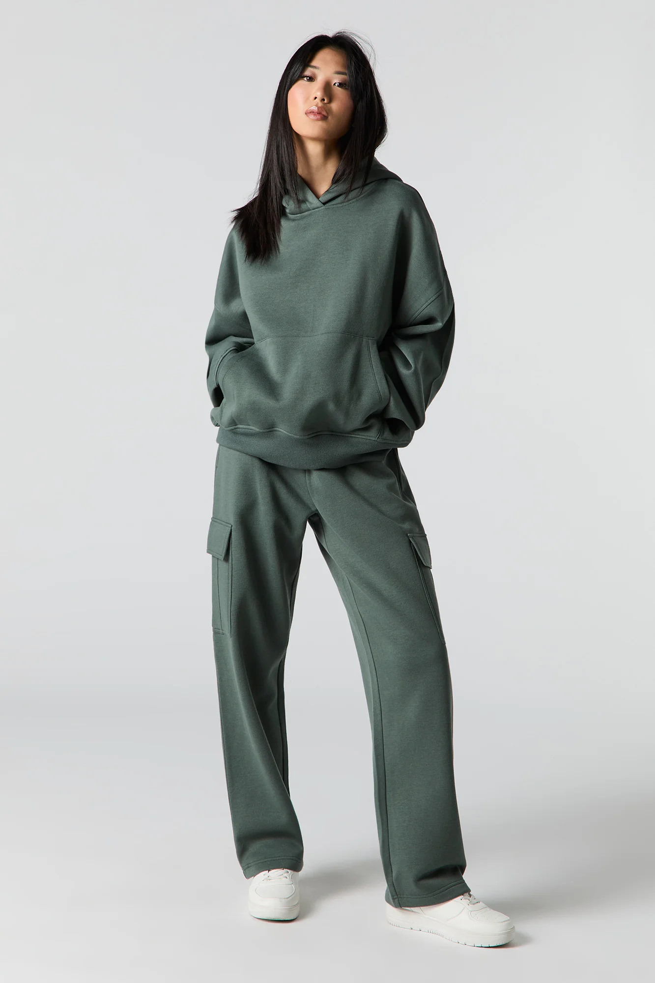 Fleece Boxy Hoodie - Image 3