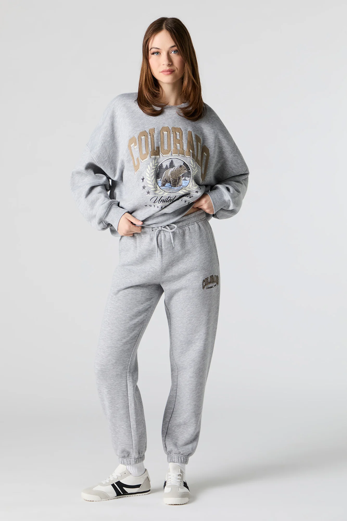 Embroidered Fleece Jogger - Image 10