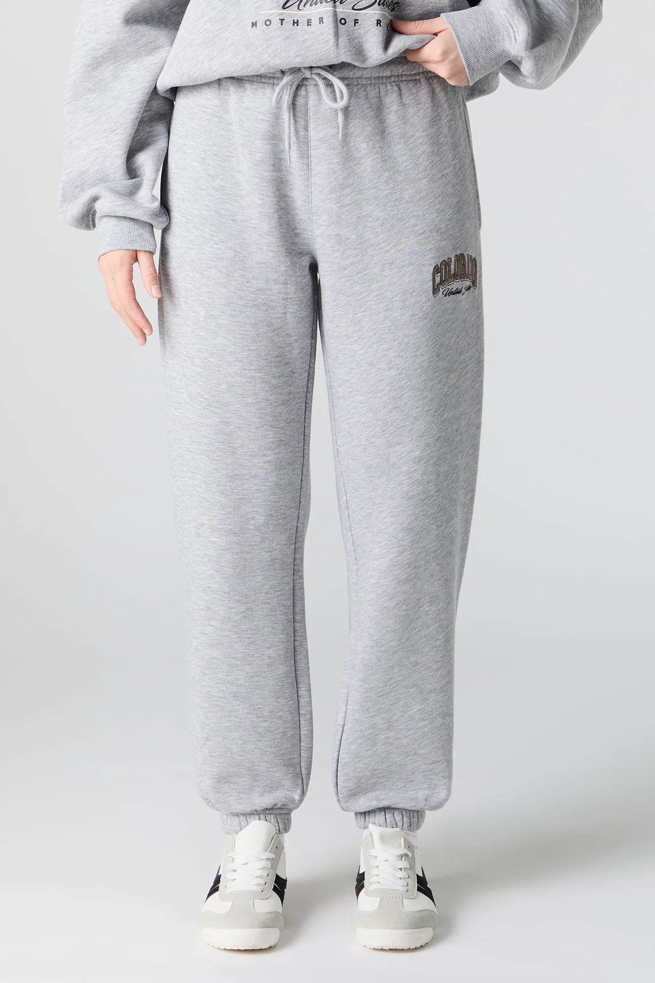 Embroidered Fleece Jogger - Image 11