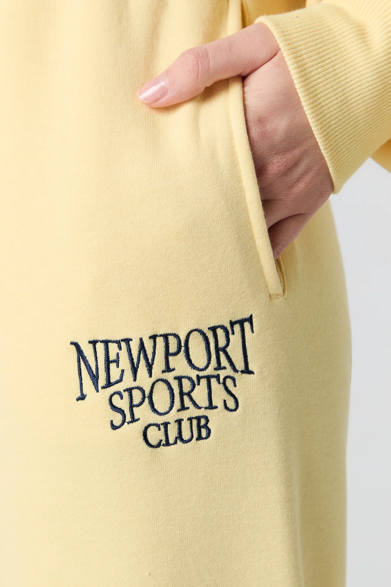 Embroidered Fleece Jogger - Image 4