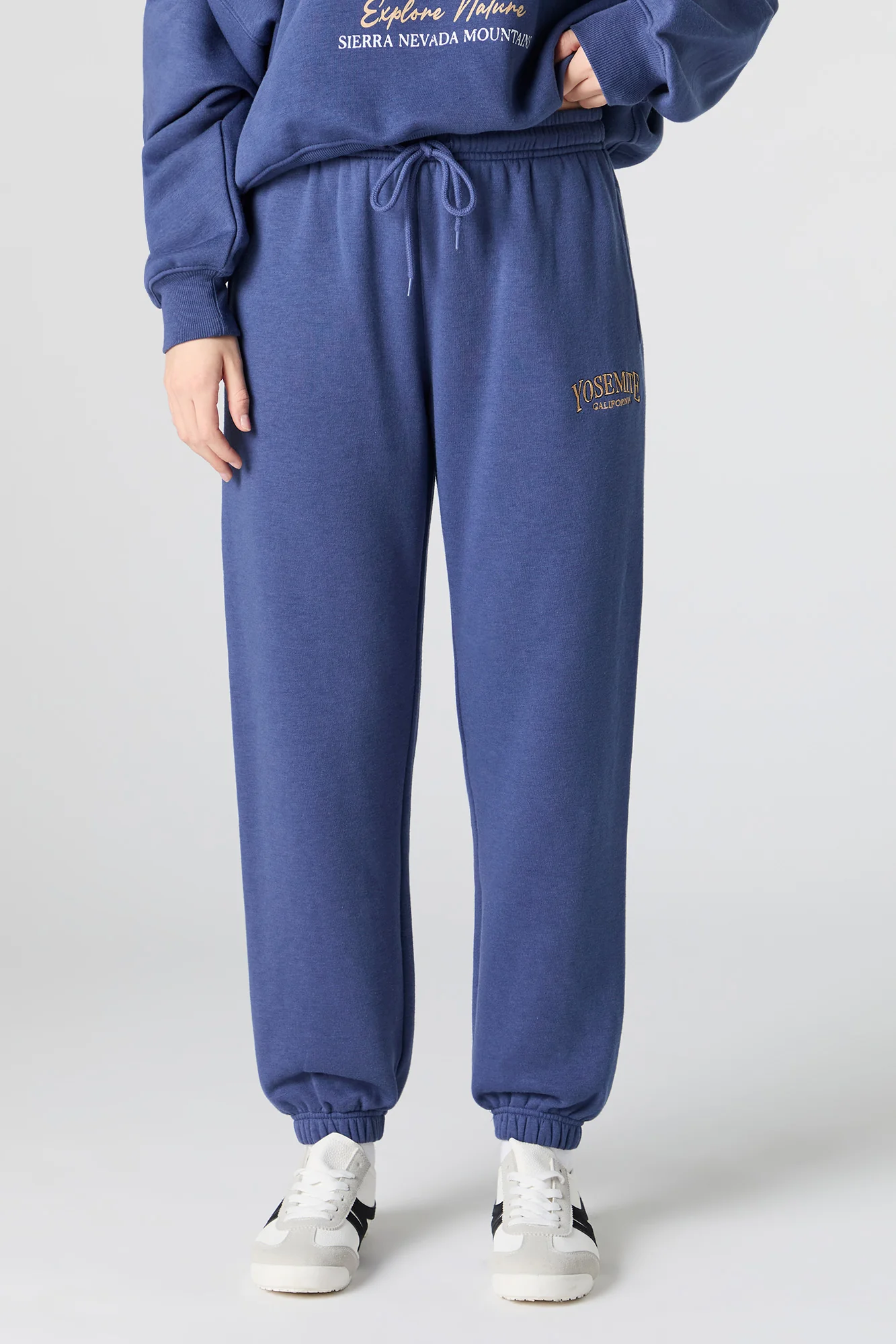 Embroidered Fleece Jogger - Image 6