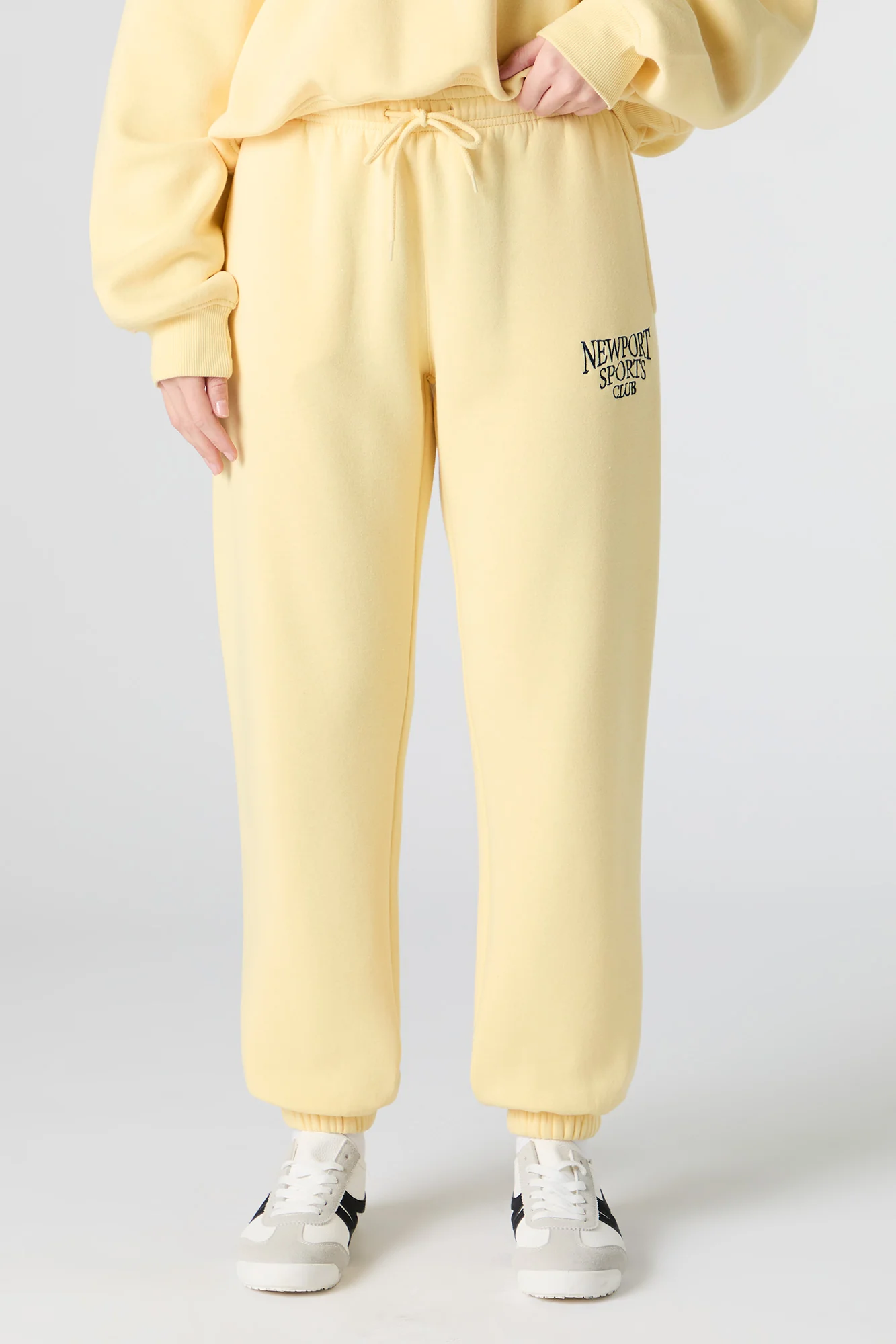 Jogger en molleton avec motif brodé - Image 2