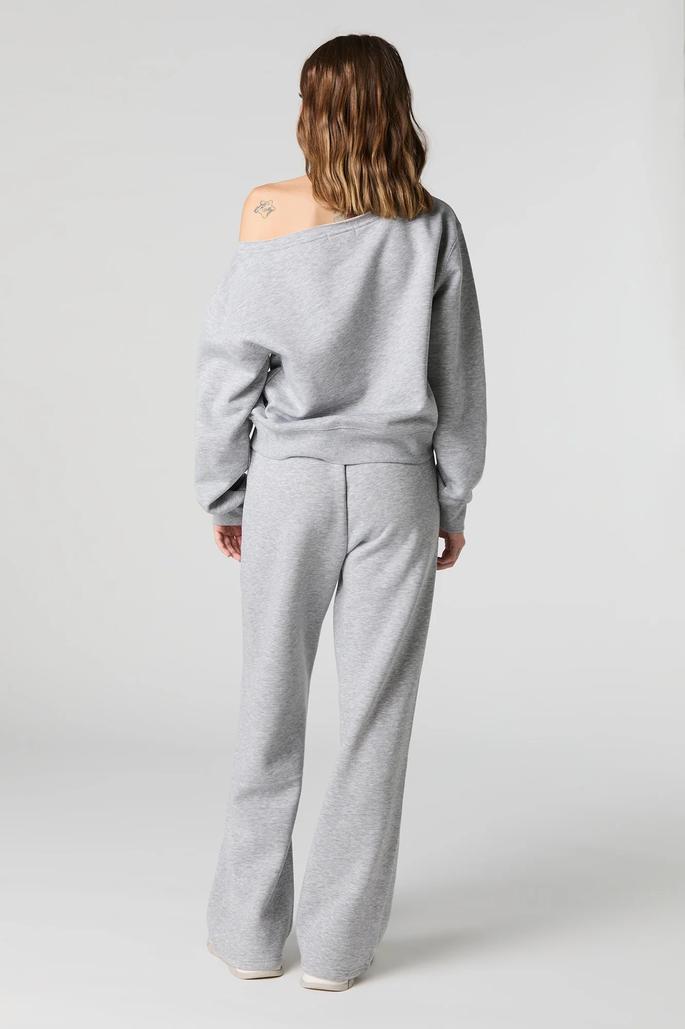 Pantalon en molleton à jambe large et imprimé HD - Image 6