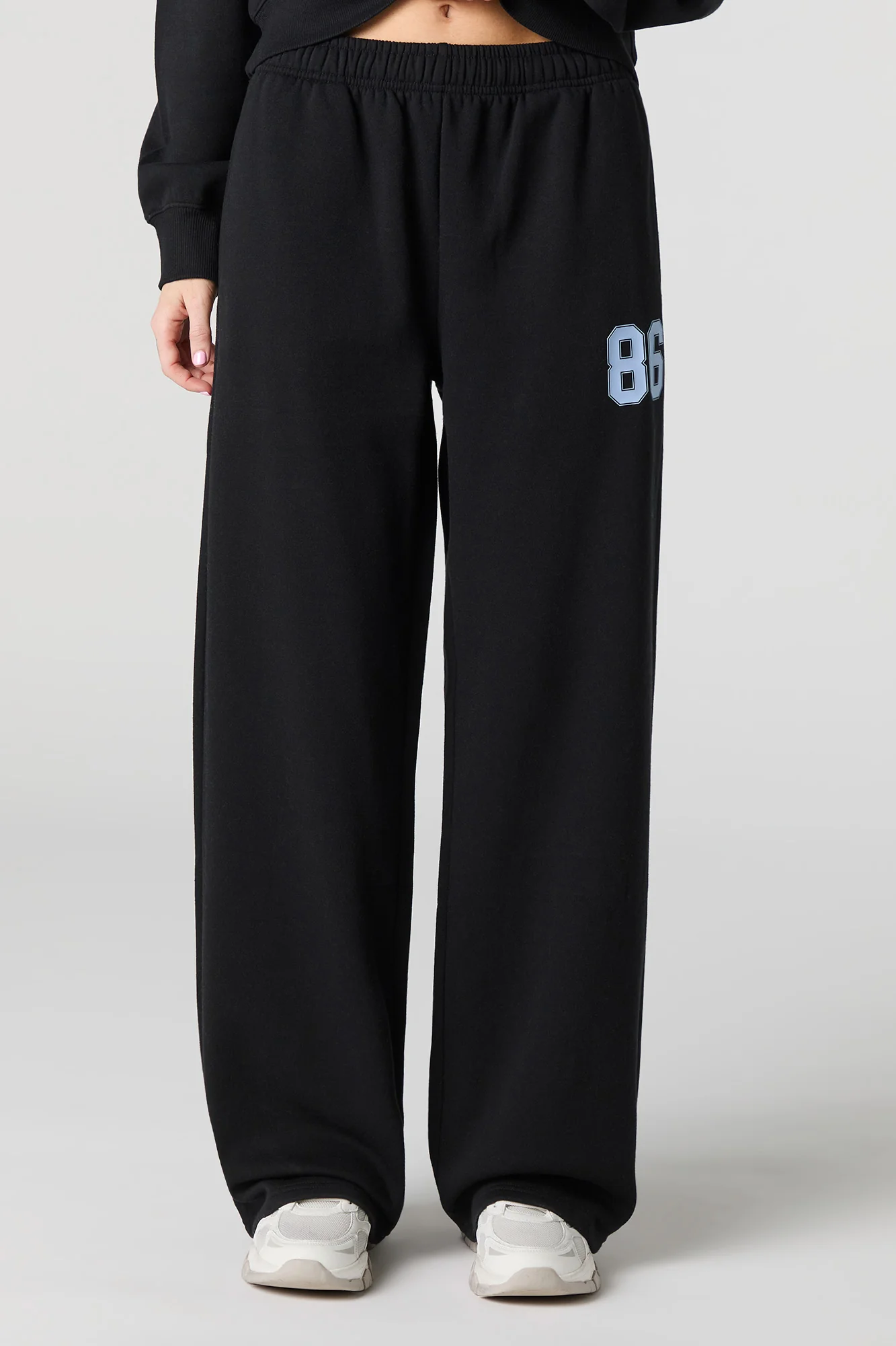 Pantalon en molleton à jambe large et imprimé HD - Image 8