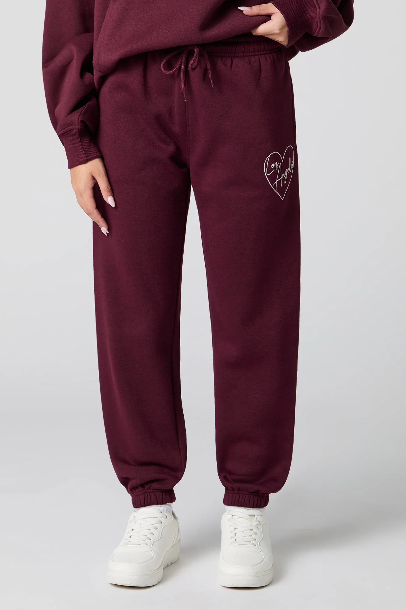 Embroidered Classic Fleece Jogger - Image 2