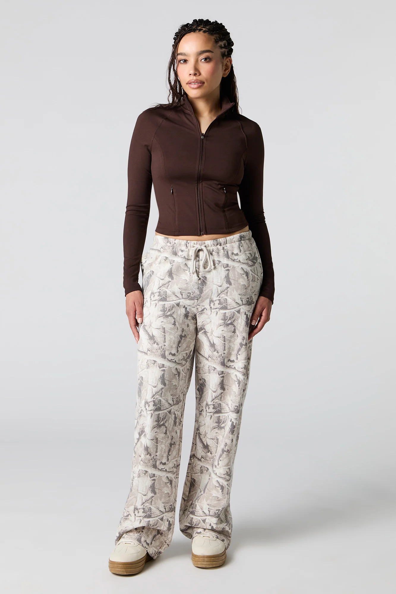 Fleece Wide Leg Sweatpant