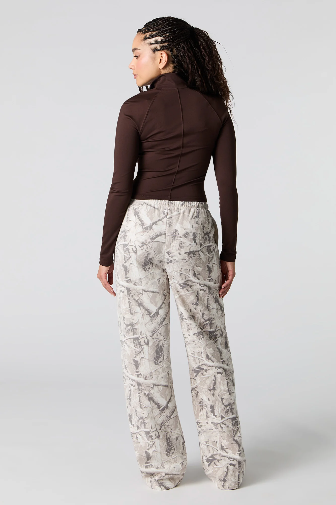 Pantalon d'entraînement à jambe large en molleton - Image 3