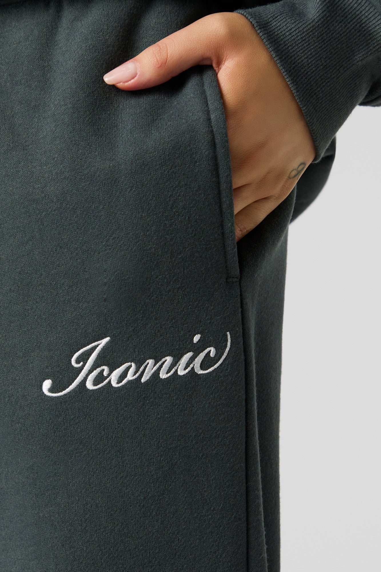 Iconic Embroidered Classic Fleece Jogger - Image 4
