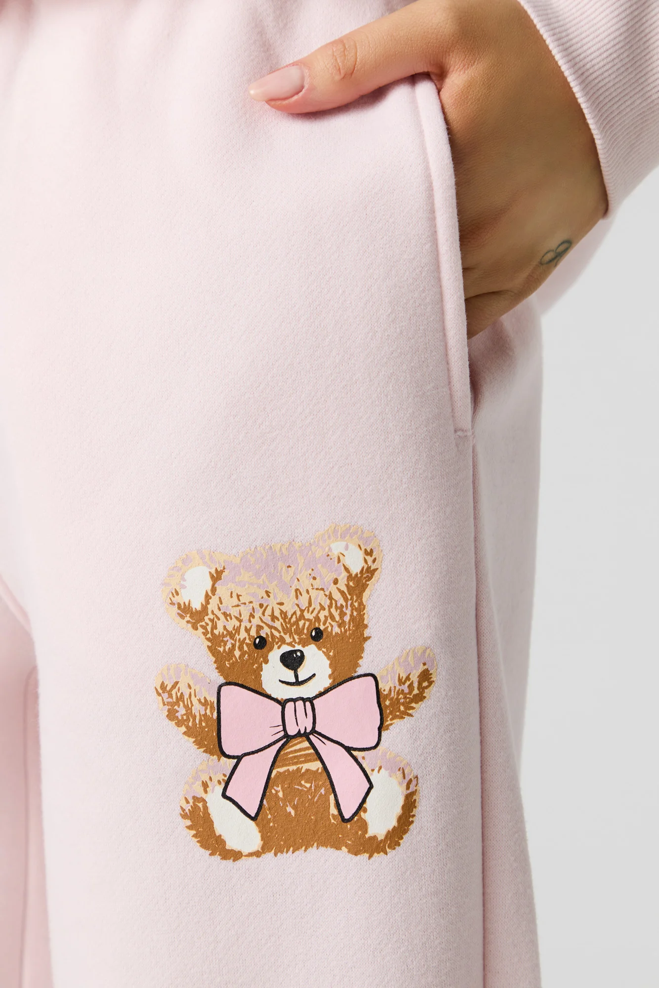 Teddy Graphic Classic Fleece Jogger - Image 4