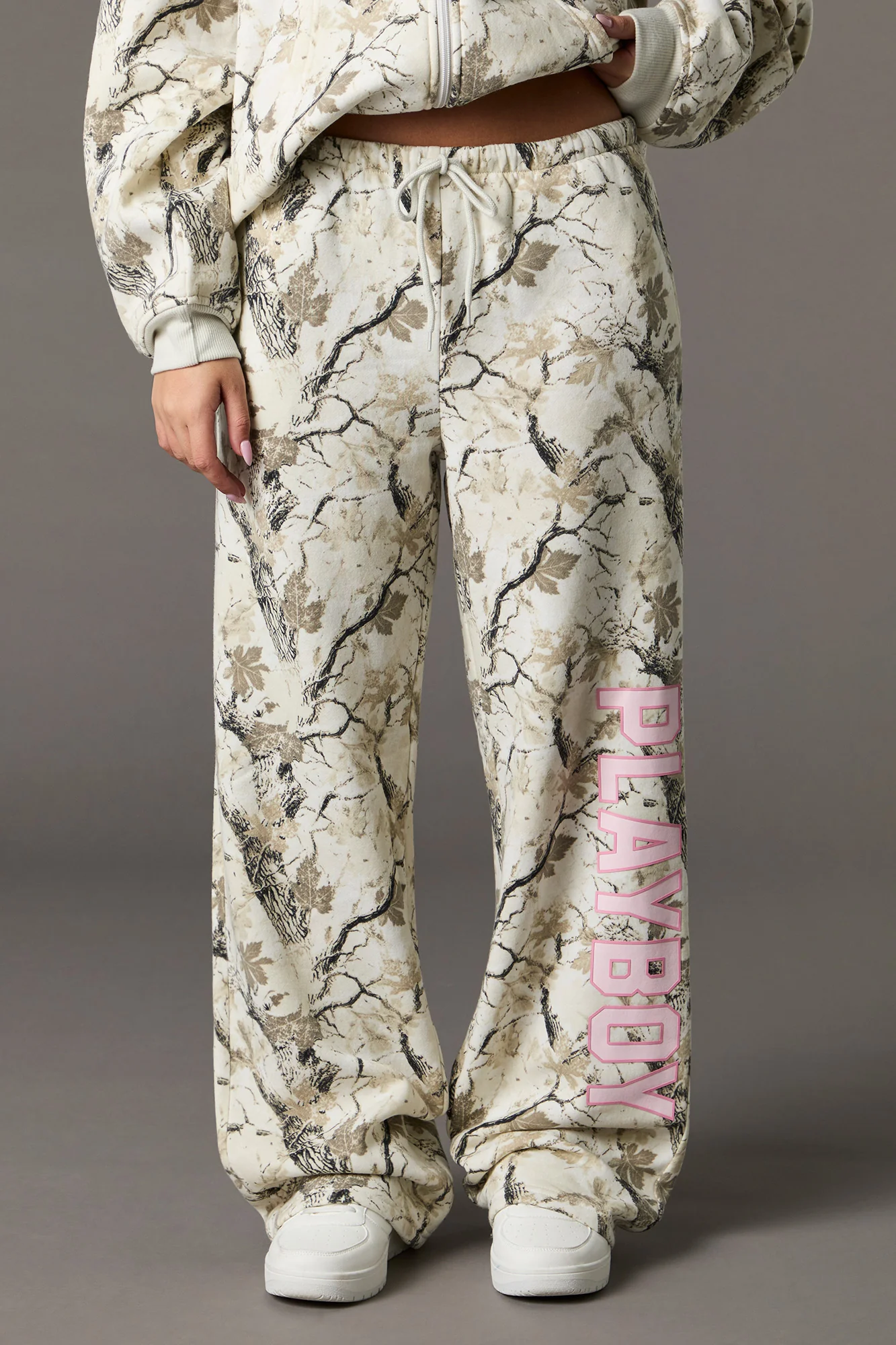 Playboy HD Print Fleece Wide Leg Sweatpant - Image 2