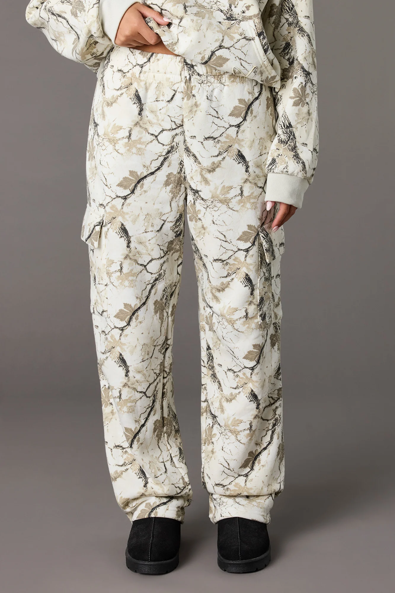 Playboy Wide Leg Cargo Sweatpant - Image 2