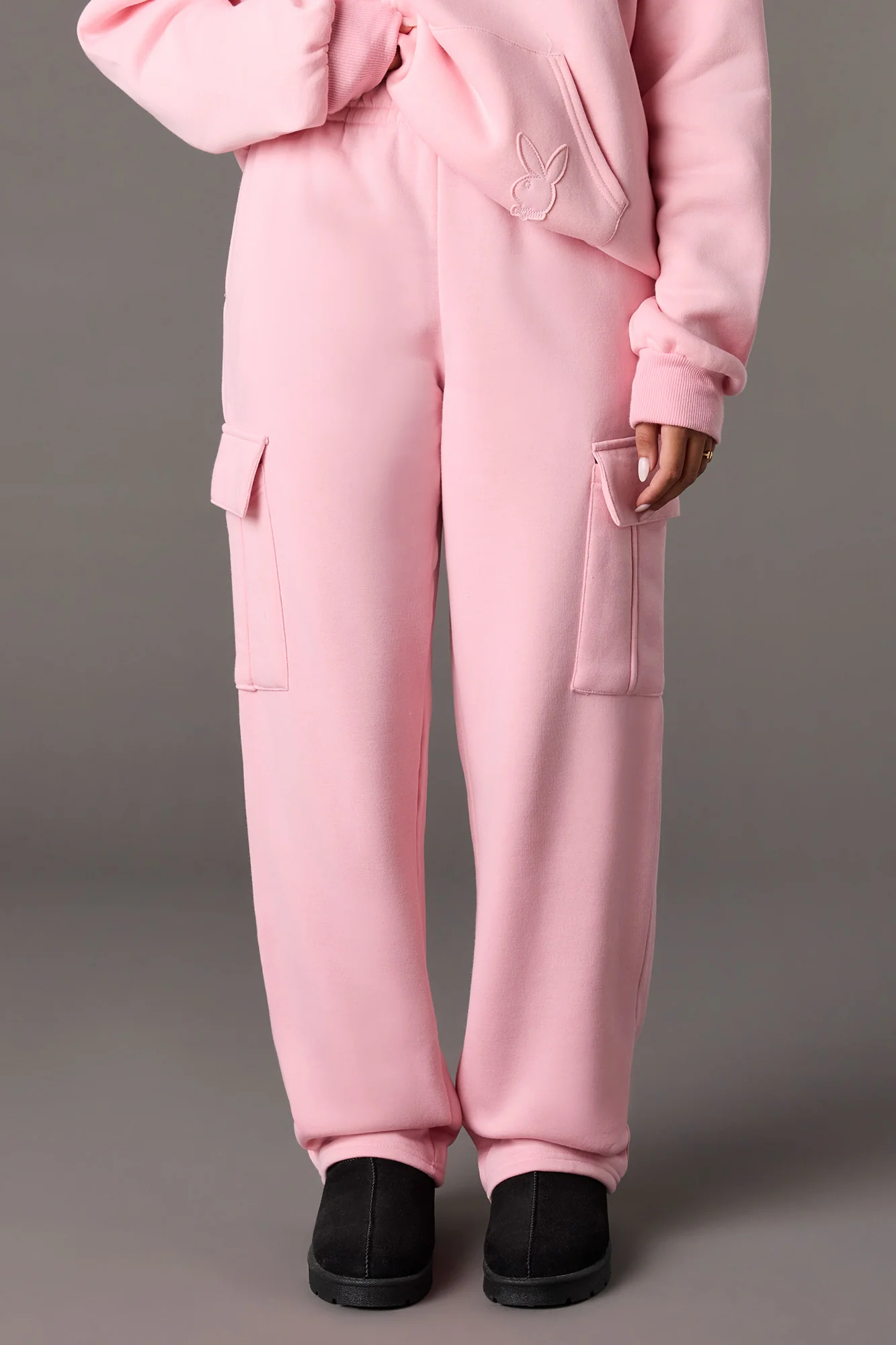 Playboy Wide Leg Cargo Sweatpant - Image 6