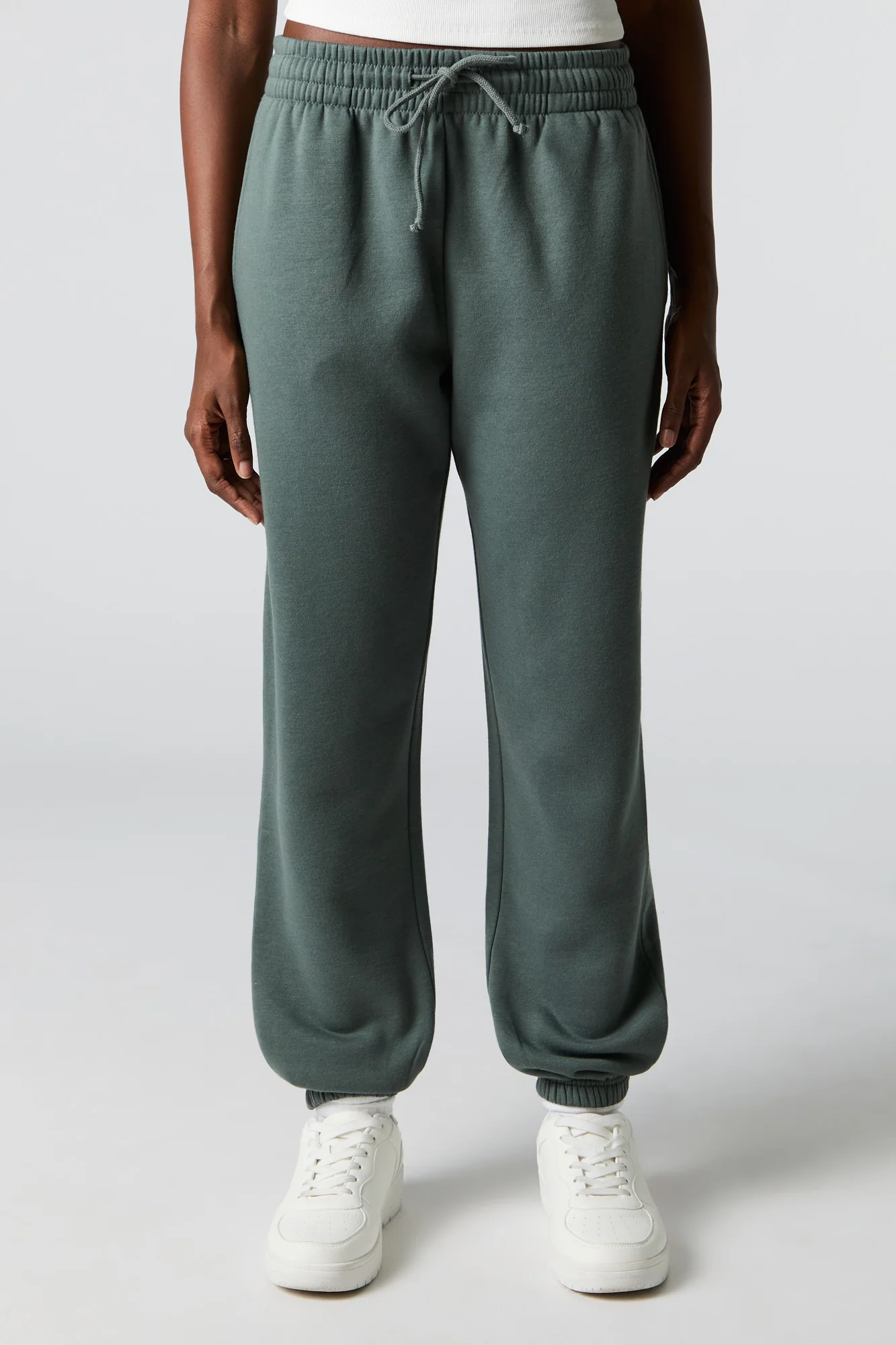 High Rise Fleece Jogger - Image 11