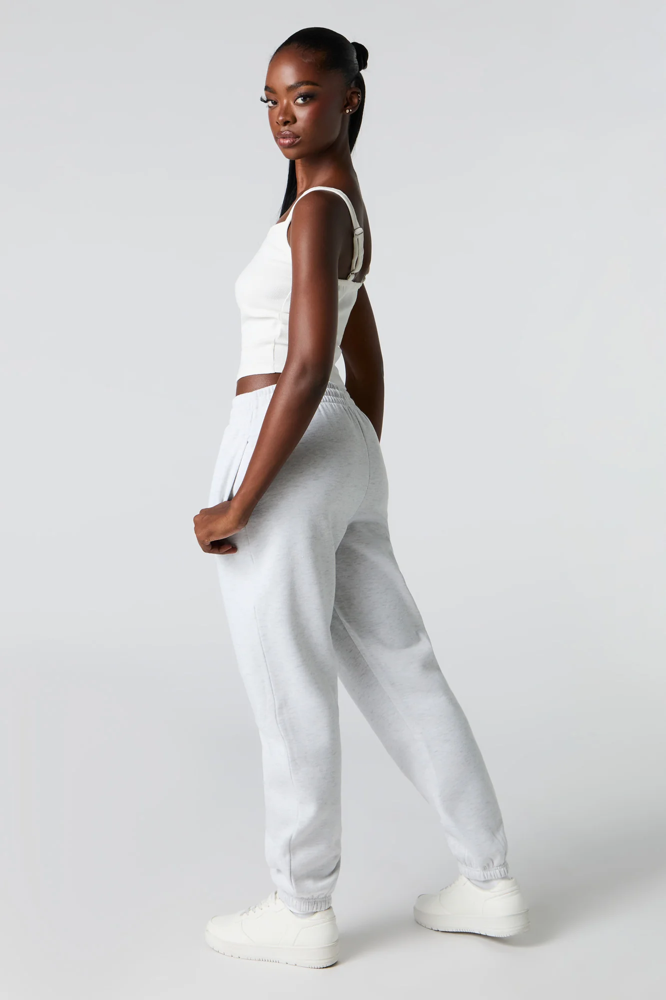 High Rise Fleece Jogger - Image 3