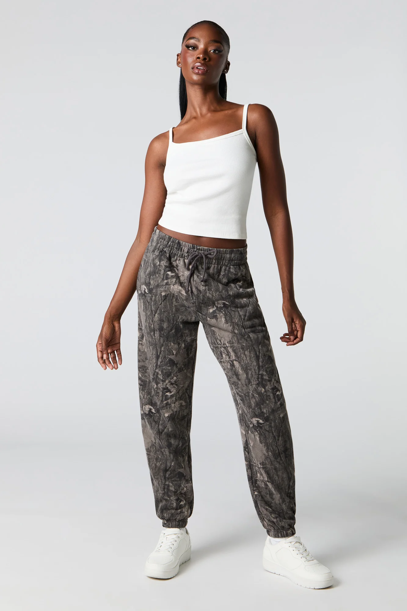 Jogger à taille haute en molleton - Image 19