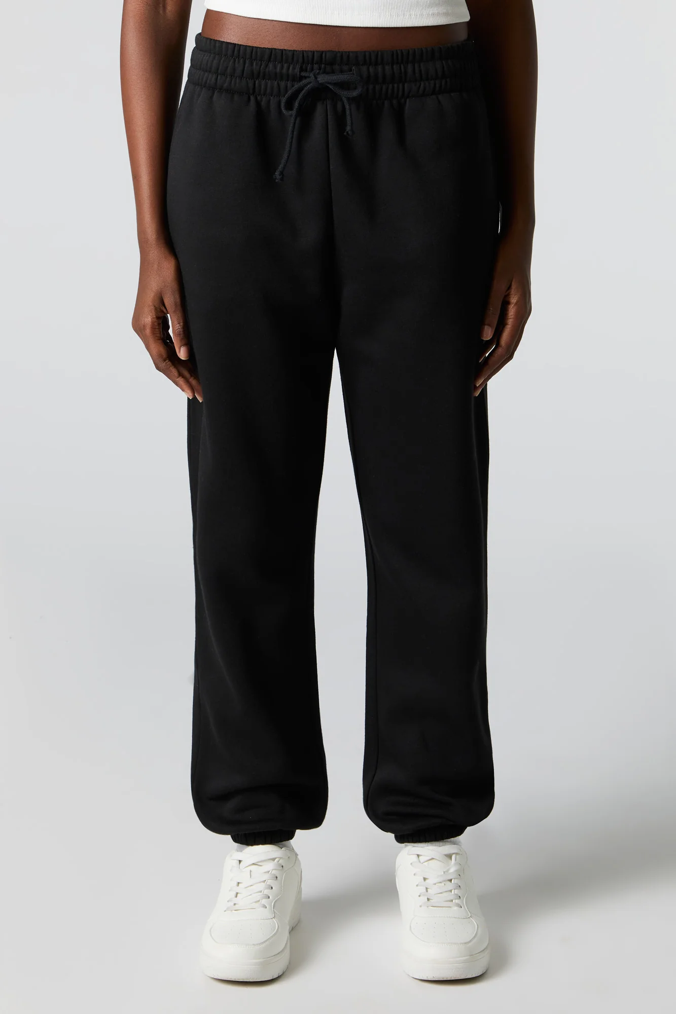 Jogger à taille haute en molleton - Image 3