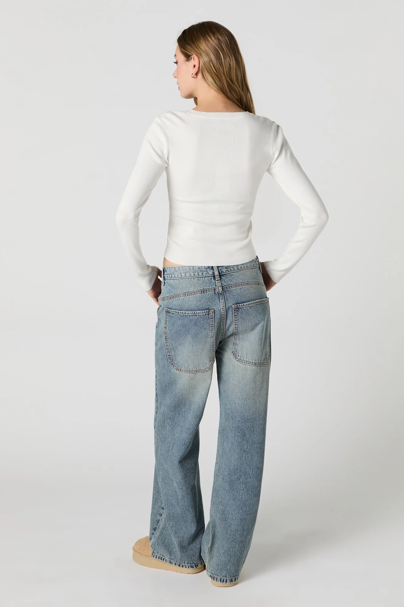 Low Rise Maxi Baggy Jean - Image 9
