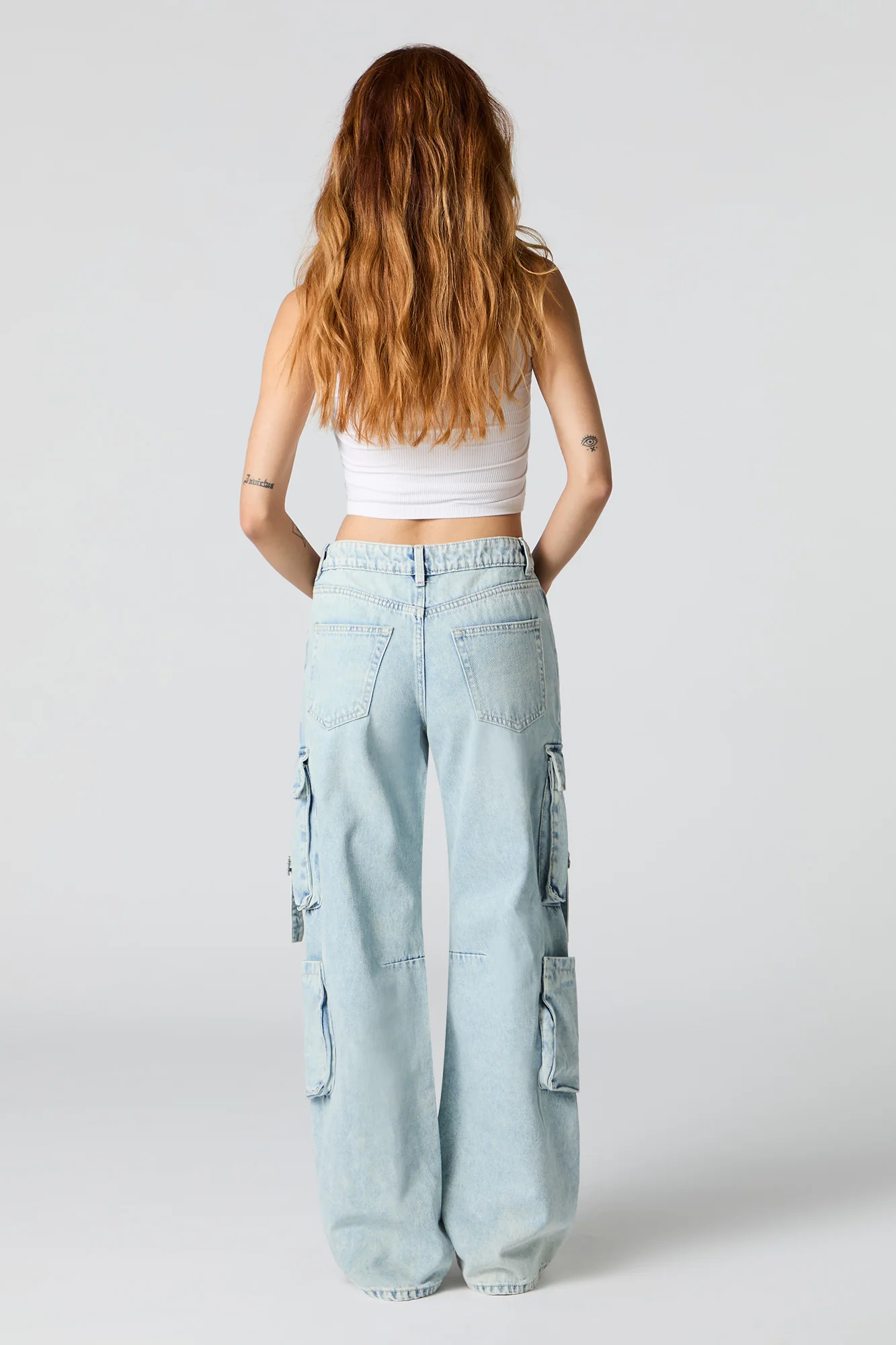 Low Rise Baggy Cargo Jean - Image 3