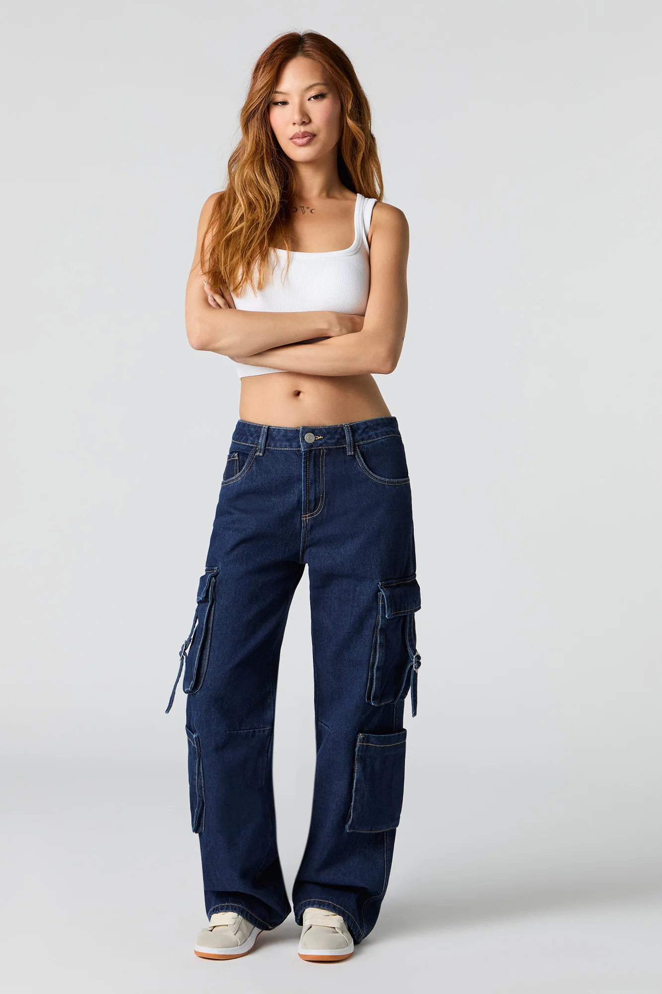 Low Rise Baggy Cargo Jean - Image 4