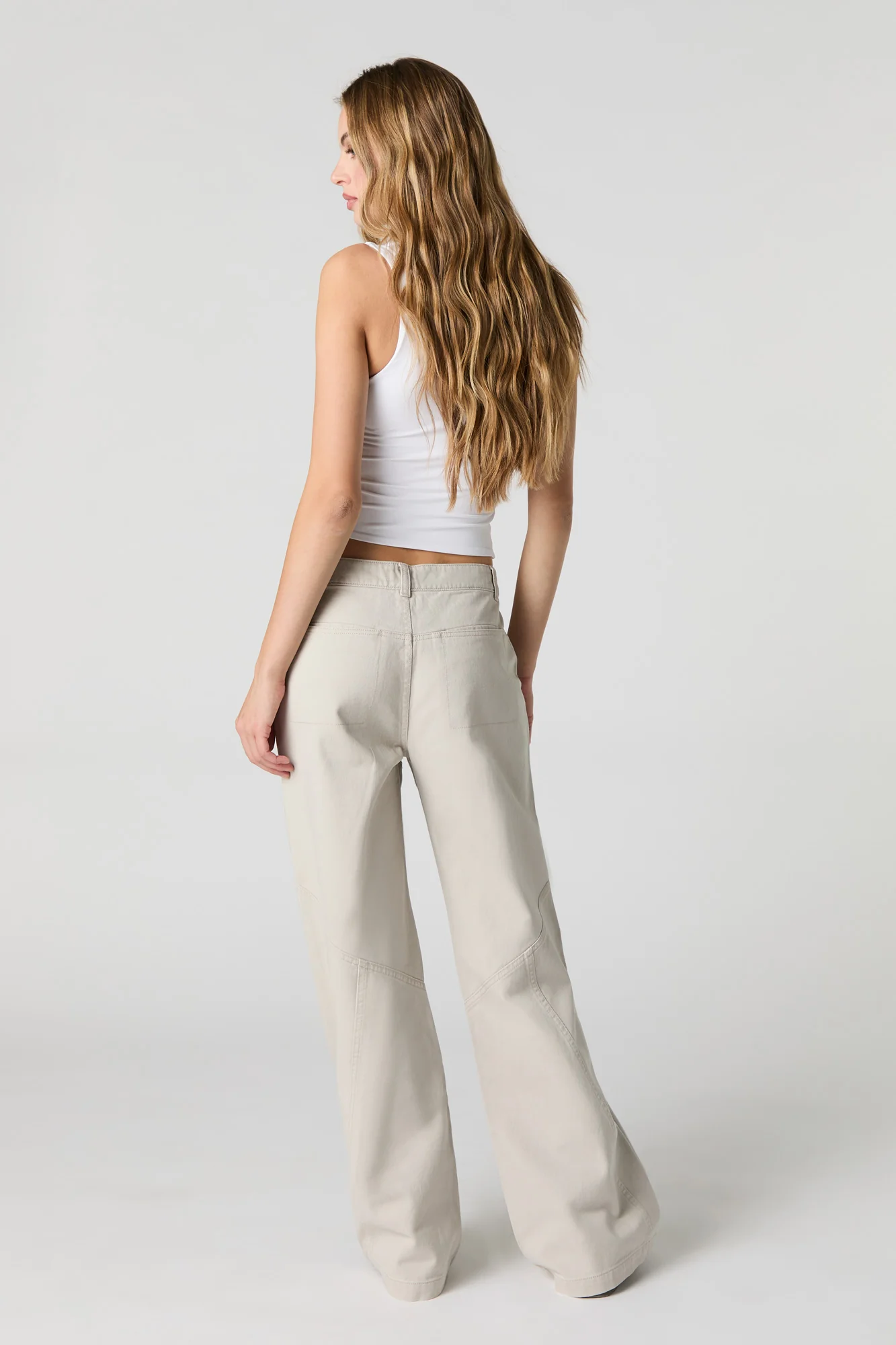 Paneled Low Rise Baggy Pant - Image 6