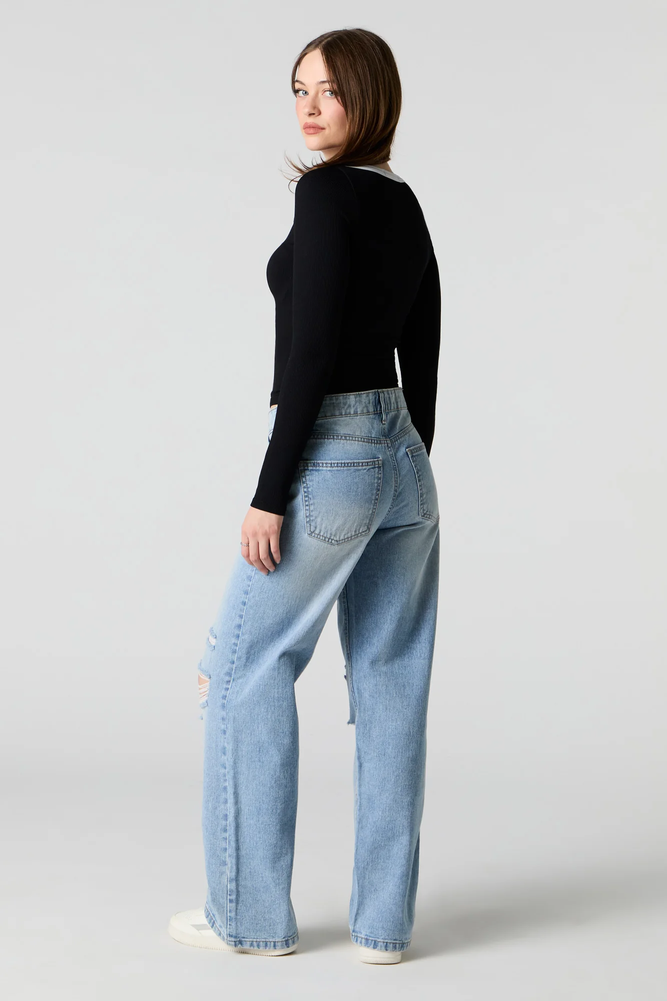 Ripped Low Rise Skater Medium Jean - Image 3