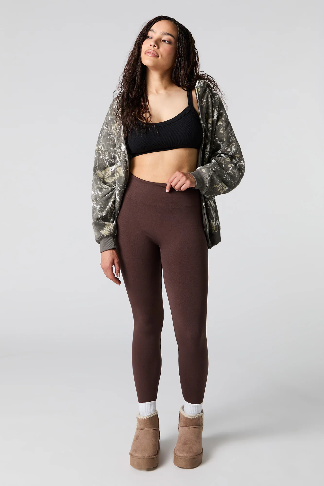 Legging sans couture à taille haute