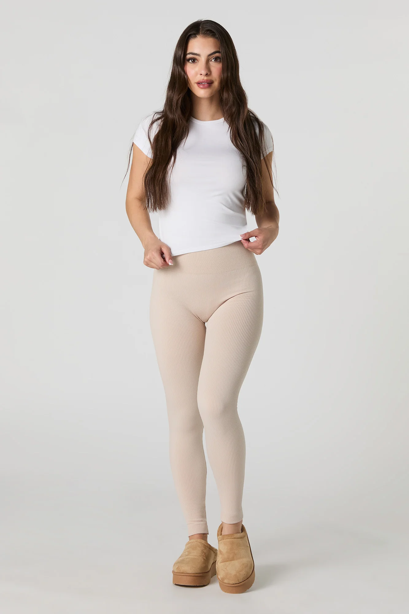 High Rise Seamless Ribbed Legging - Image 13