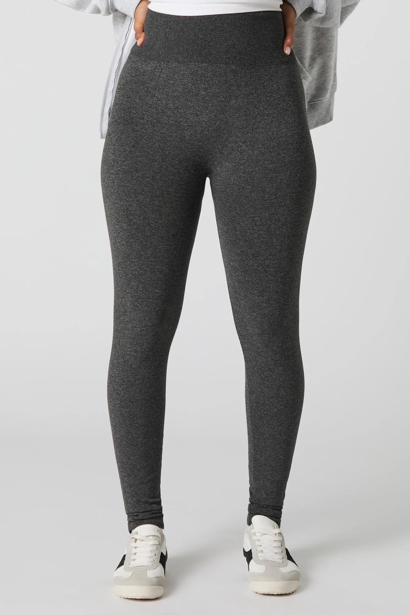 High Rise Seamless Fleeceback Legging - Image 2