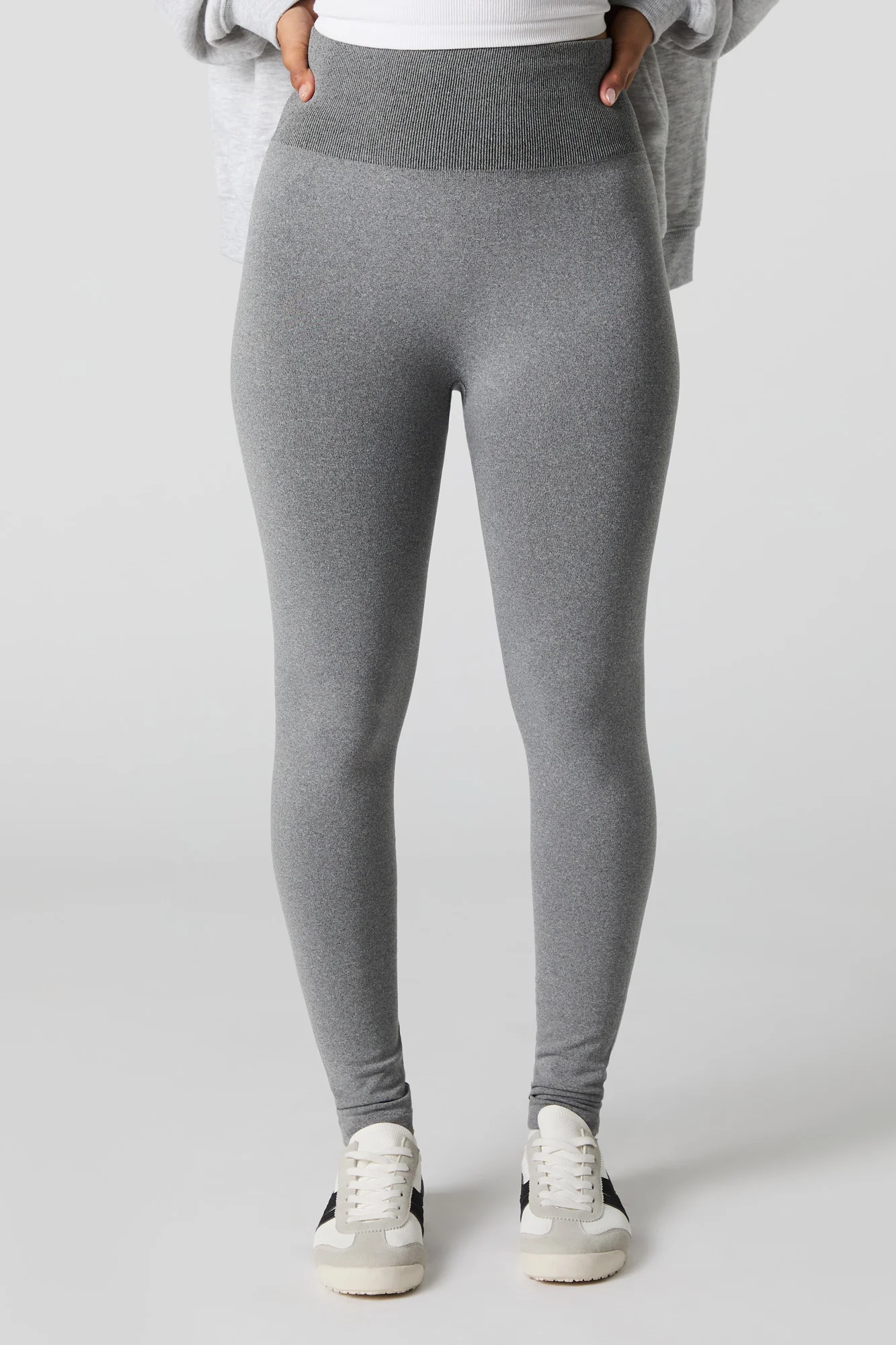 High Rise Seamless Fleeceback Legging - Image 8