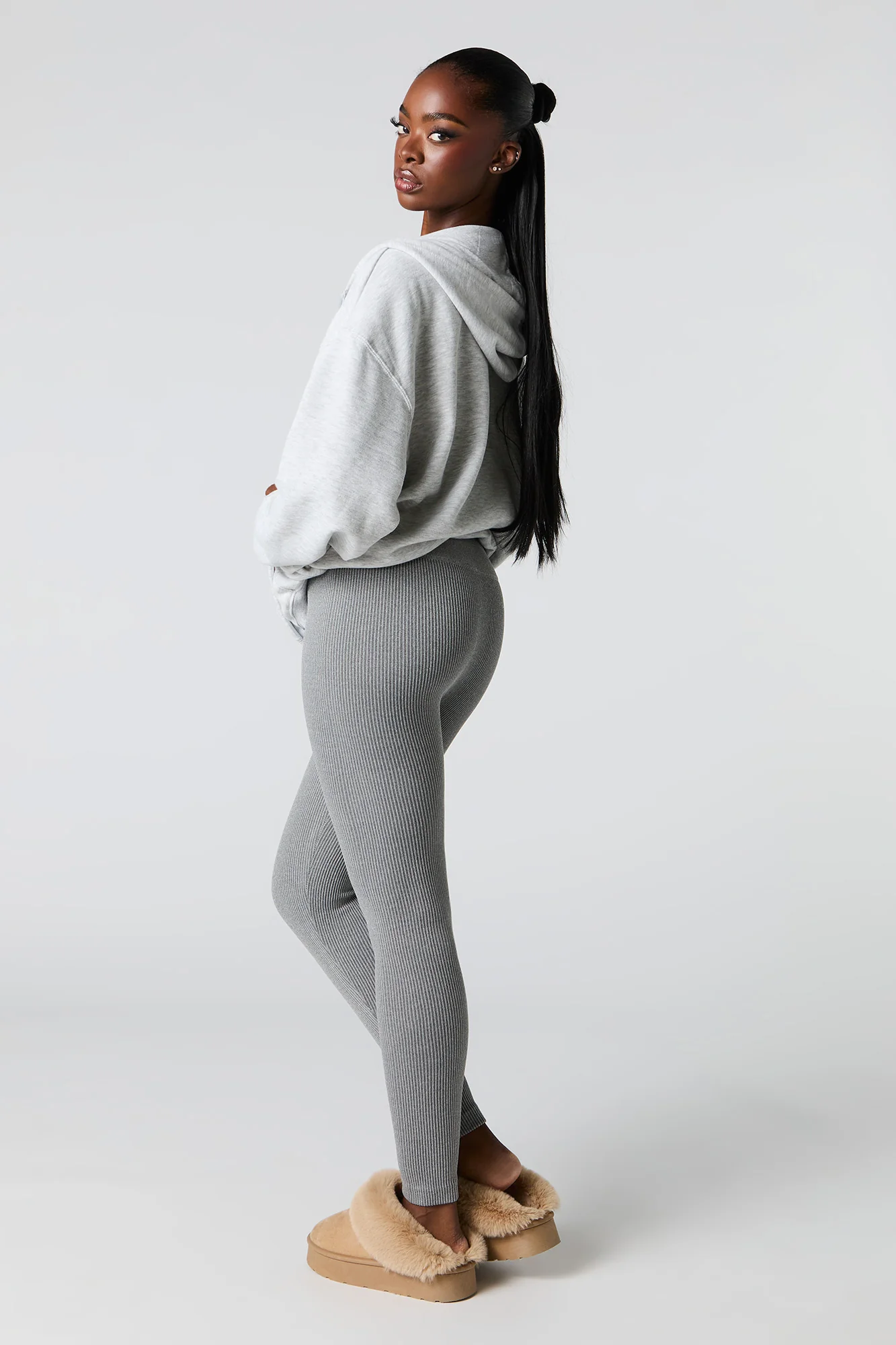 Legging côtelé sans couture à taille haute - Image 10