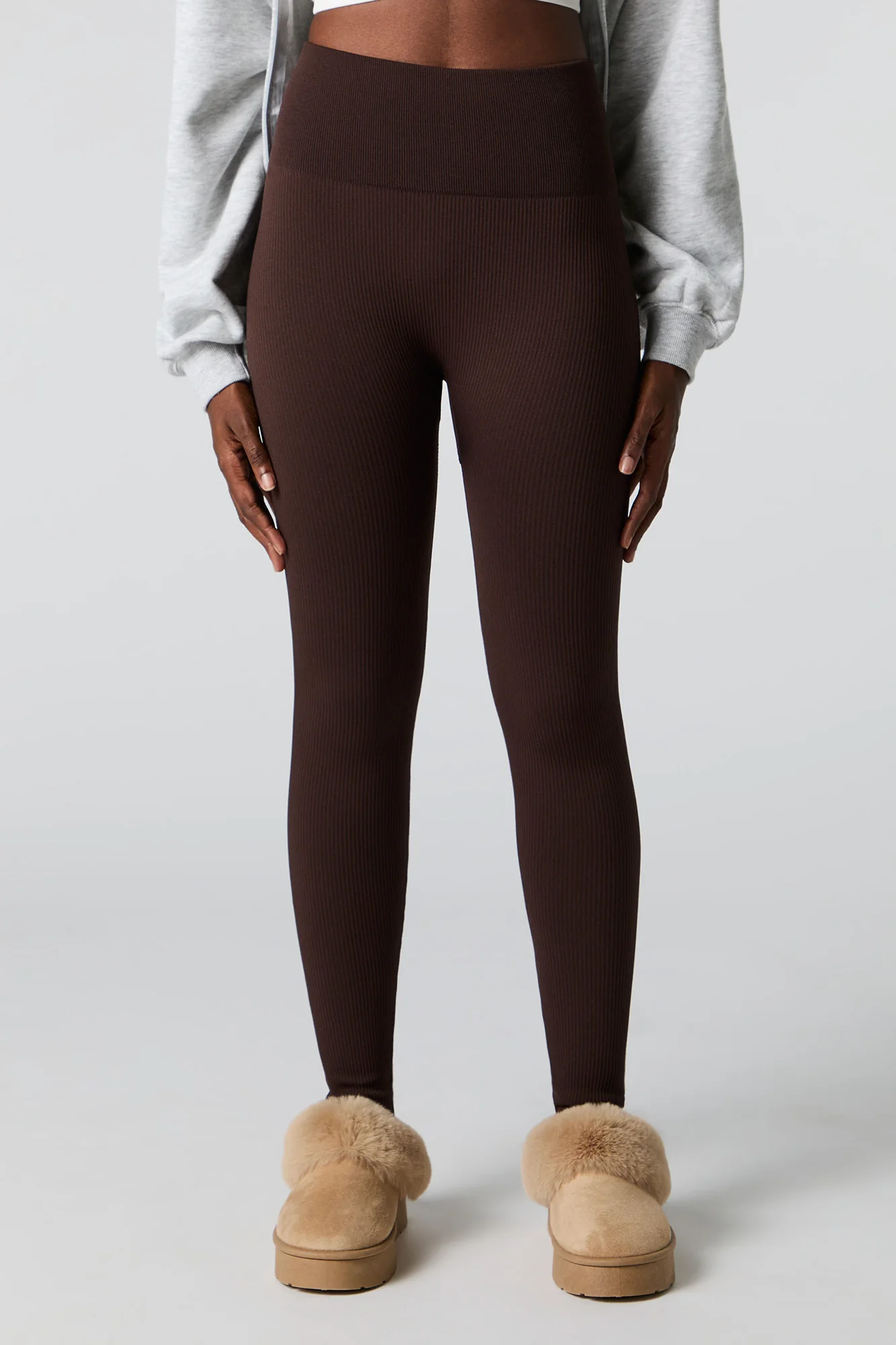 Legging côtelé sans couture à taille haute - Image 12